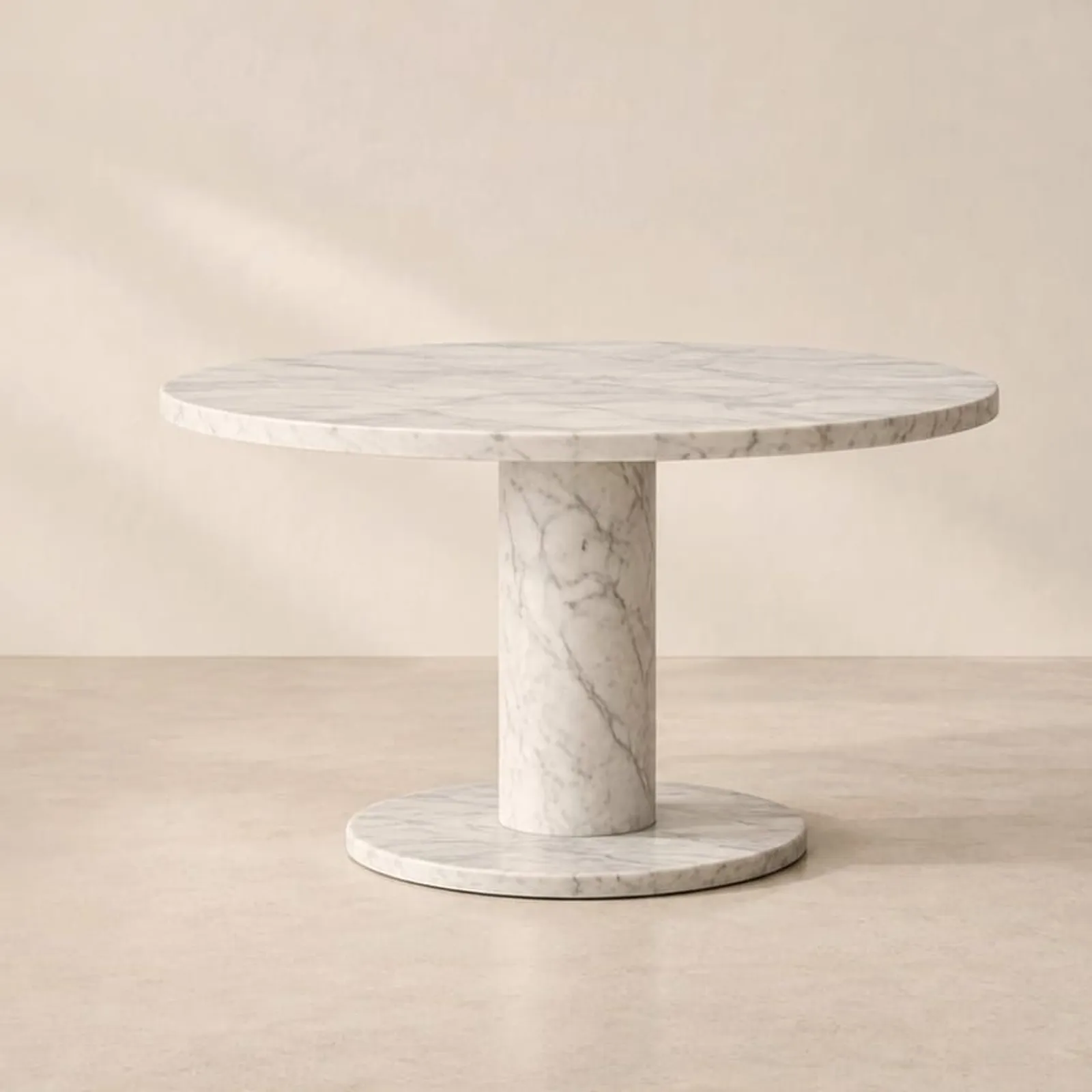 Table à manger Fläder blanc craie