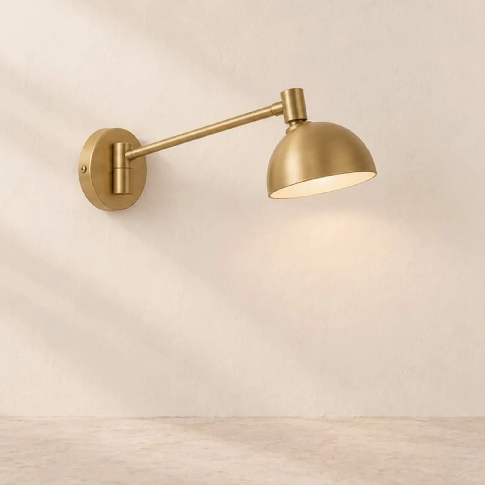 Vägglampa Grund Ockra - miniatyr 1