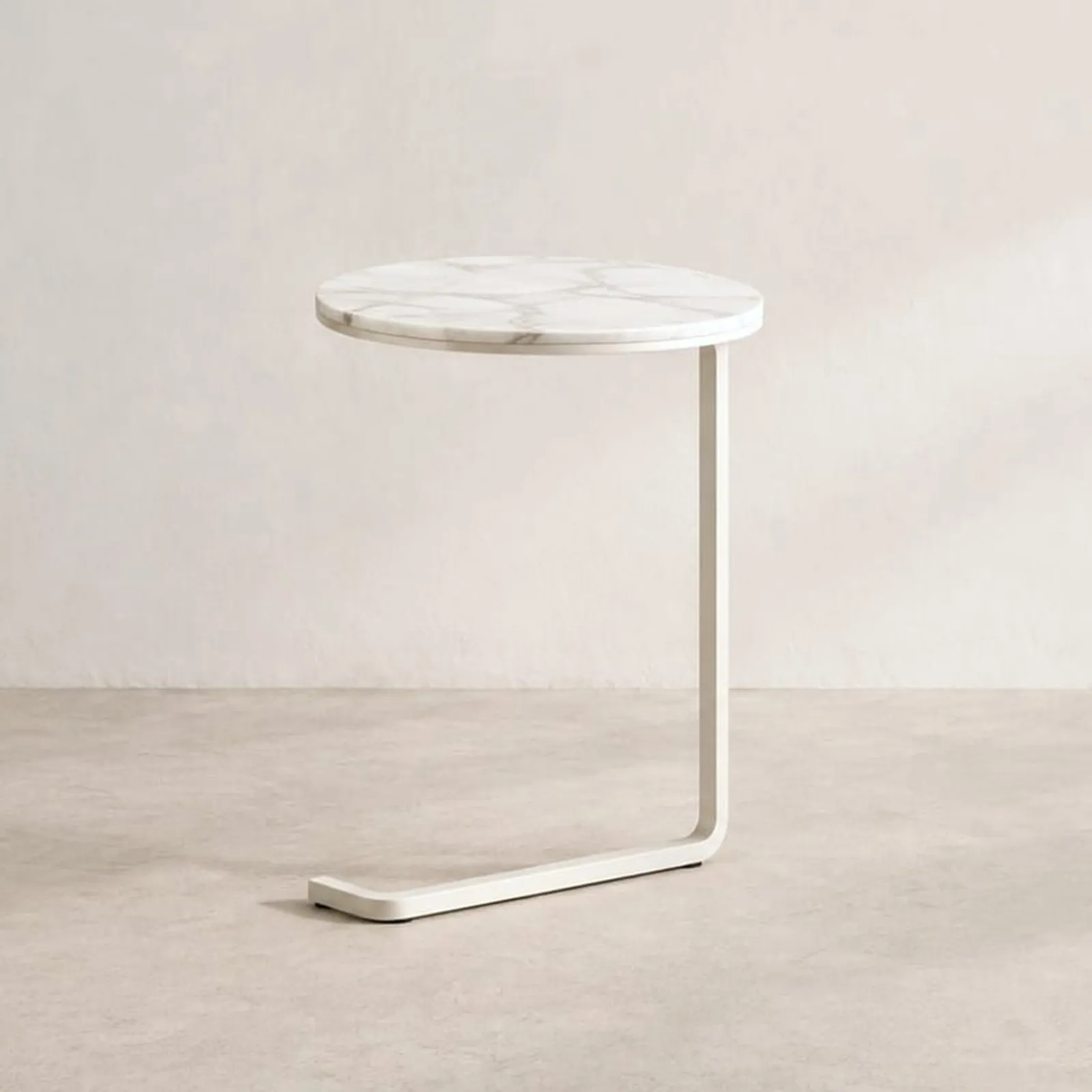 Table d’appoint Skogen blanc craie - miniature 1