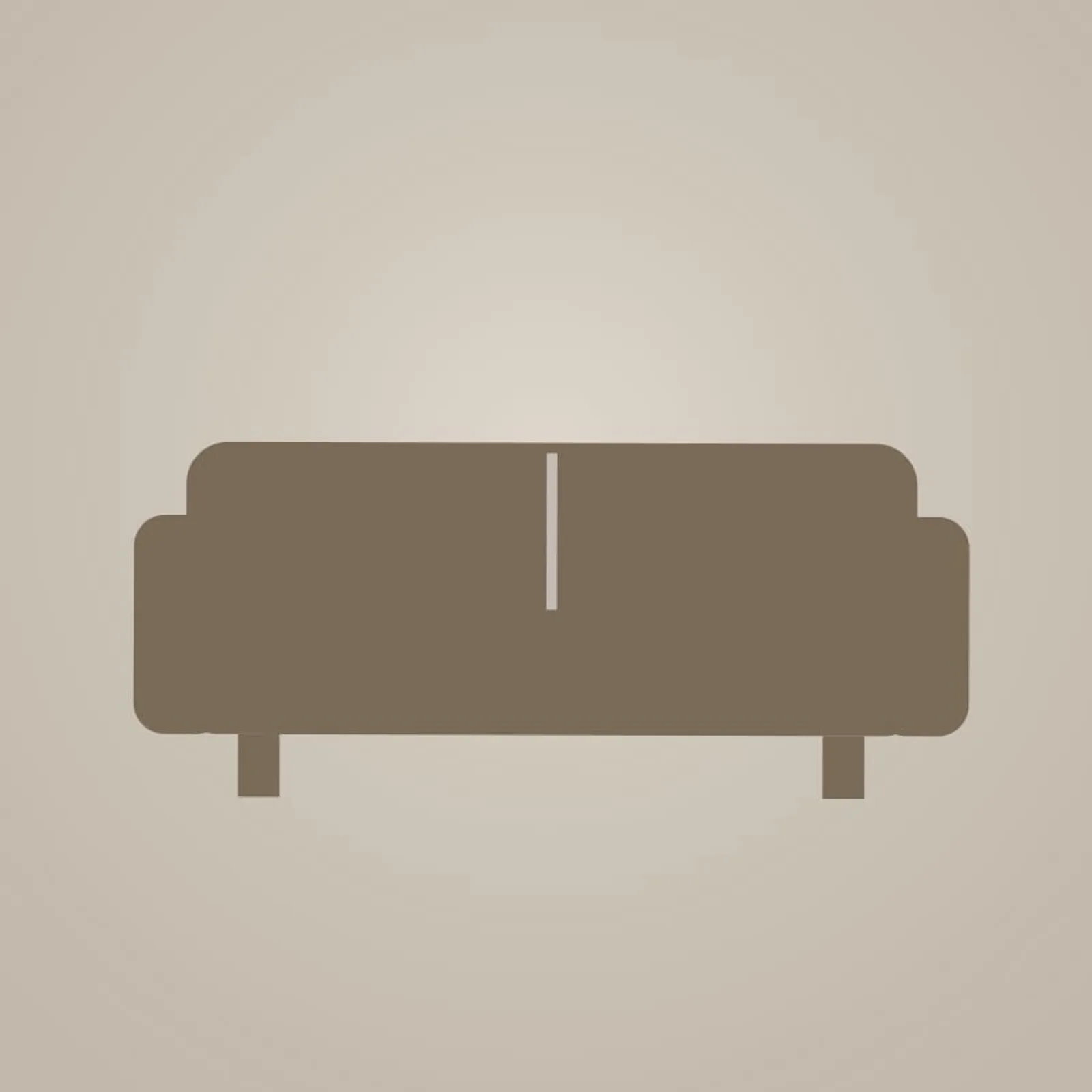 Soffa Strand Sammet