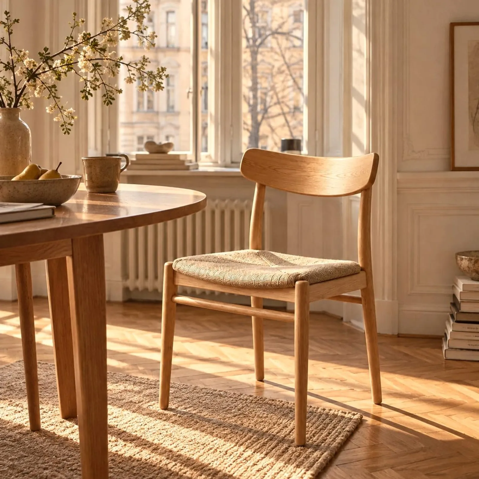 Chaise Öland en chêne - miniature 3