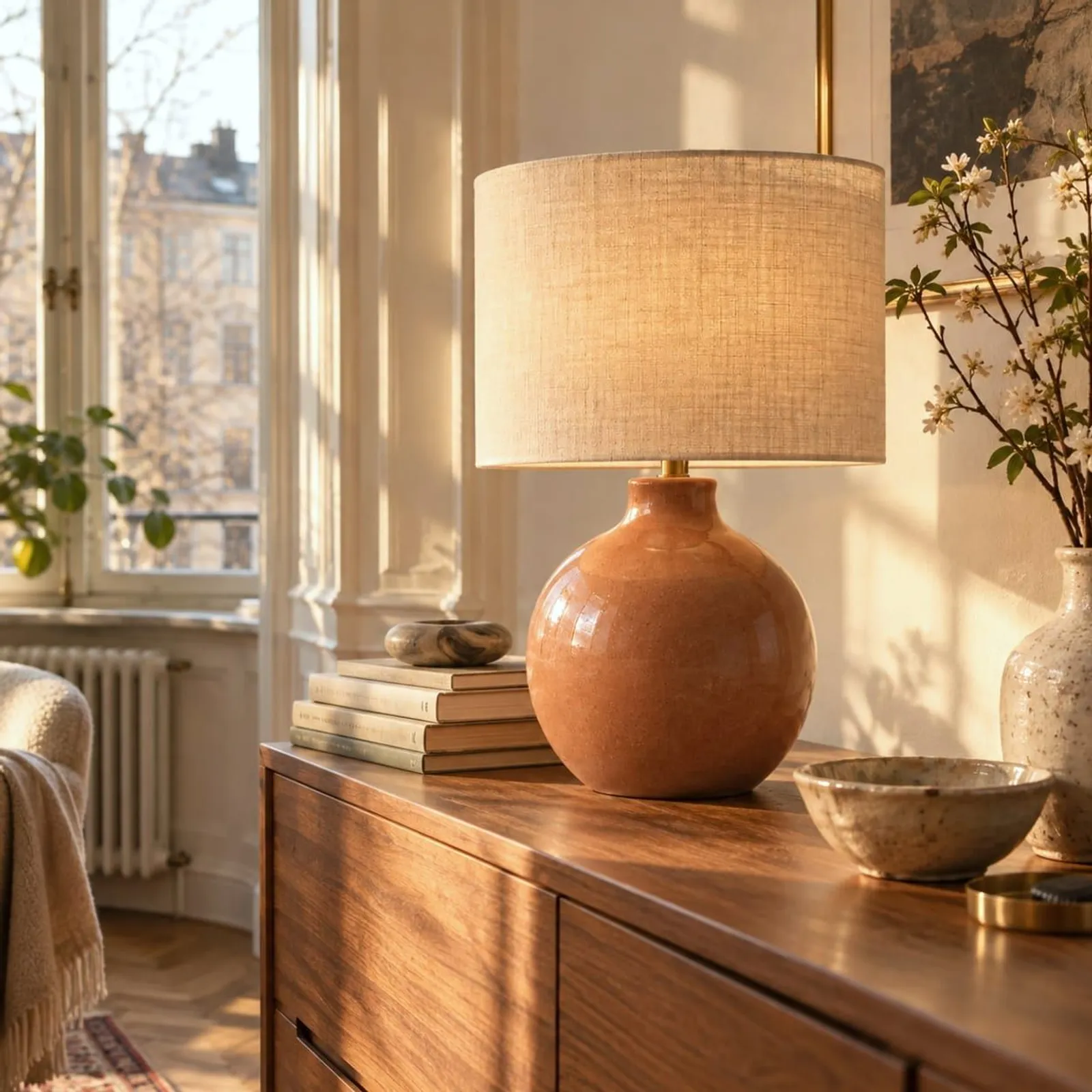 Lampe de table Strand terracotta - miniature 3