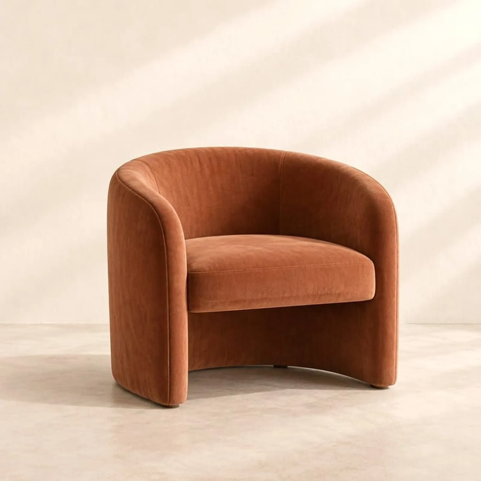 Fauteuil Ull en velours