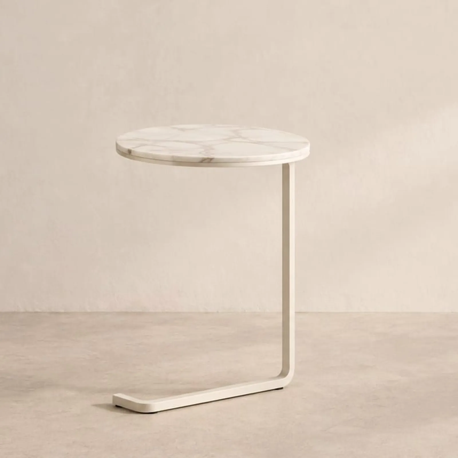 Table d’appoint Havre blanc craie IV