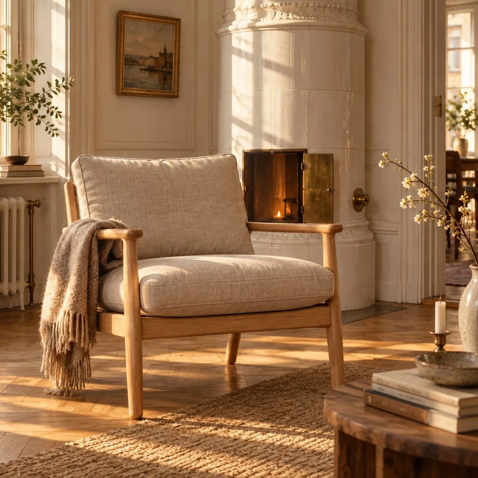 Fauteuil Tall lin II - miniature 2