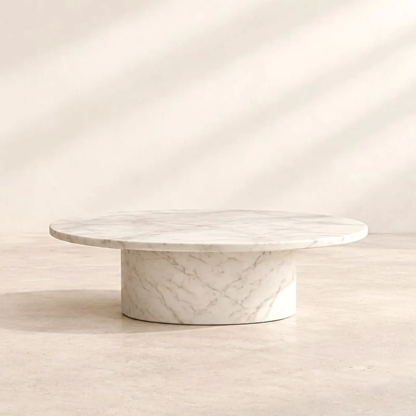 Table basse Hedern en marbre - miniature 1