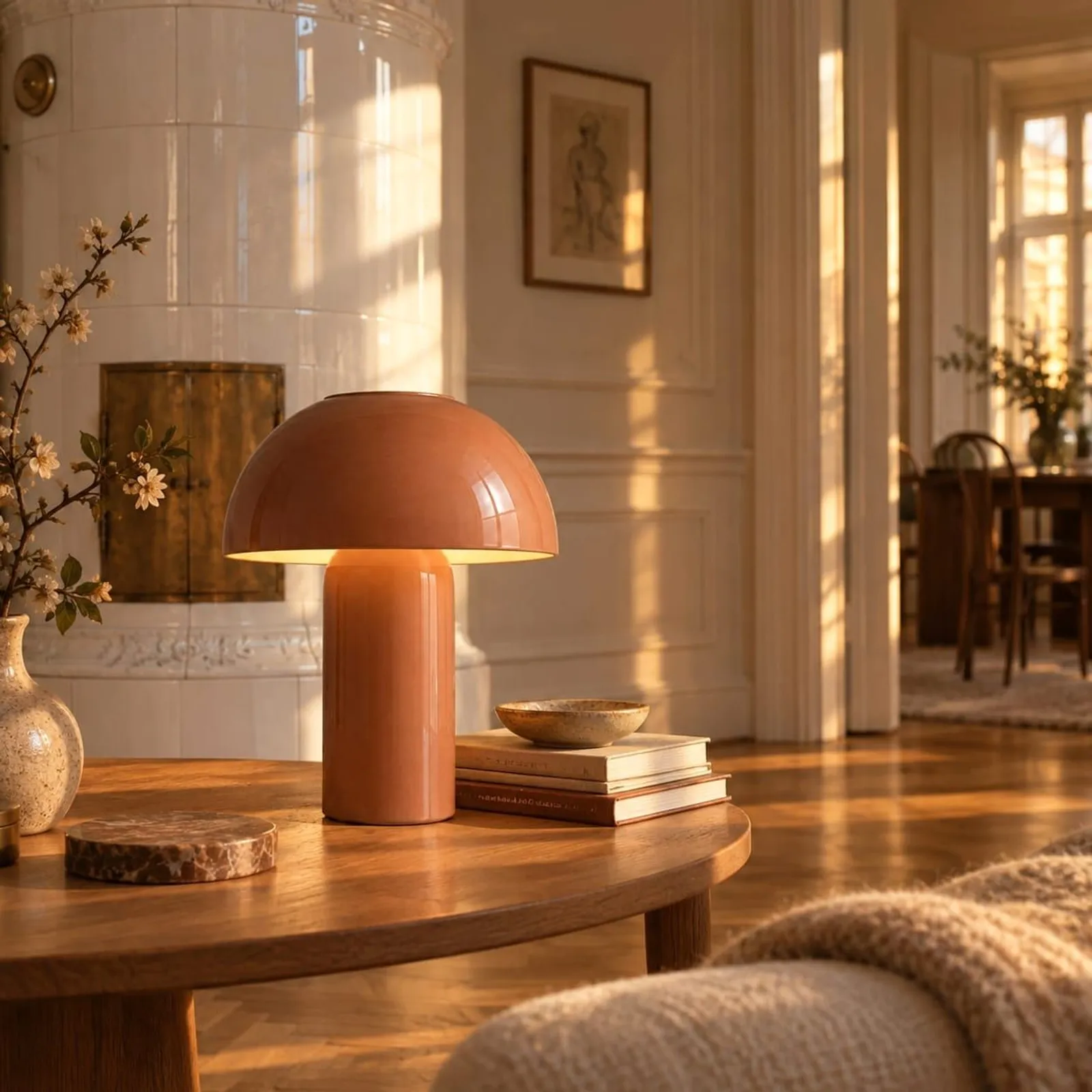 Lampe de table Lind ocre V - miniature 2