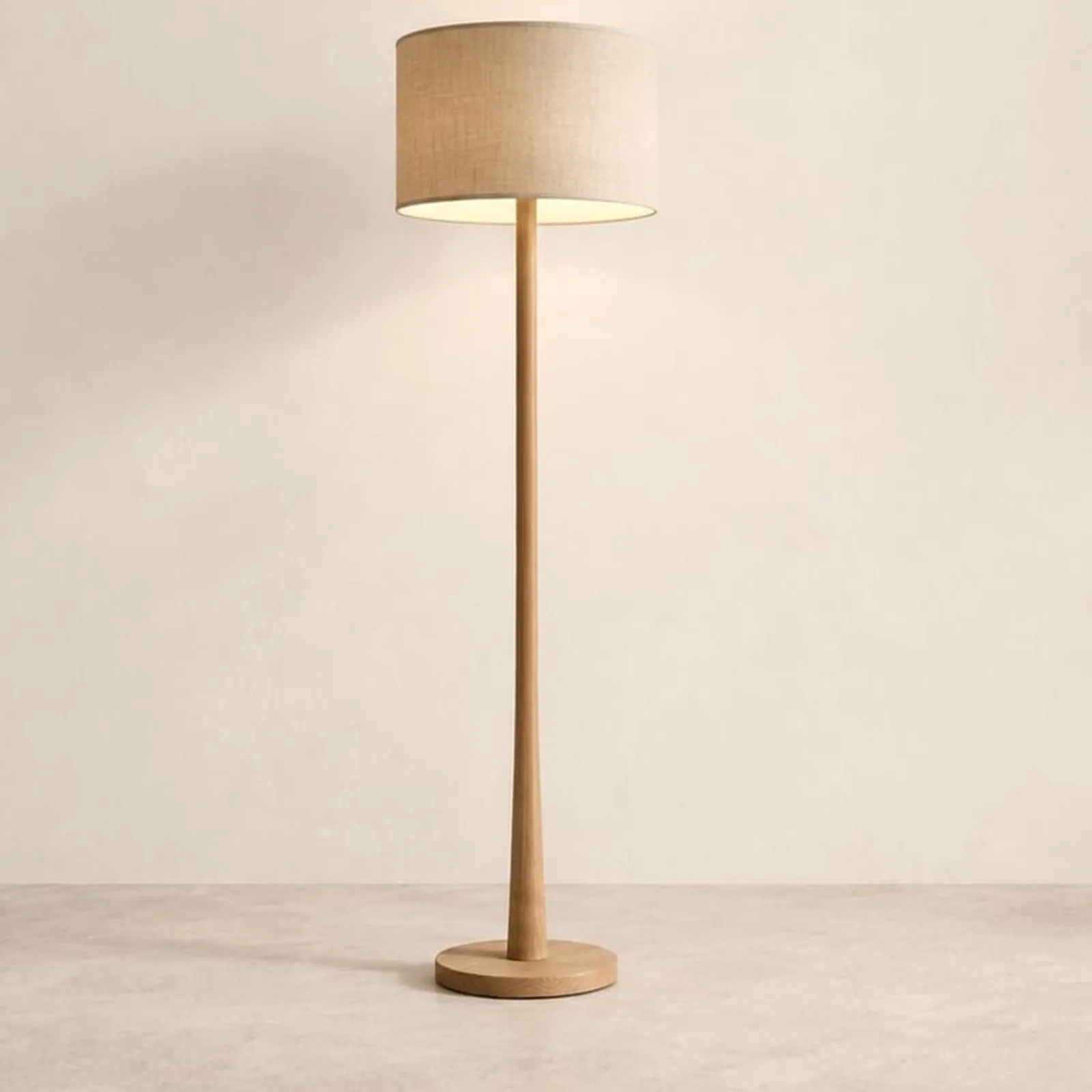 Golvlampa Fläder Natur - miniatyr 2