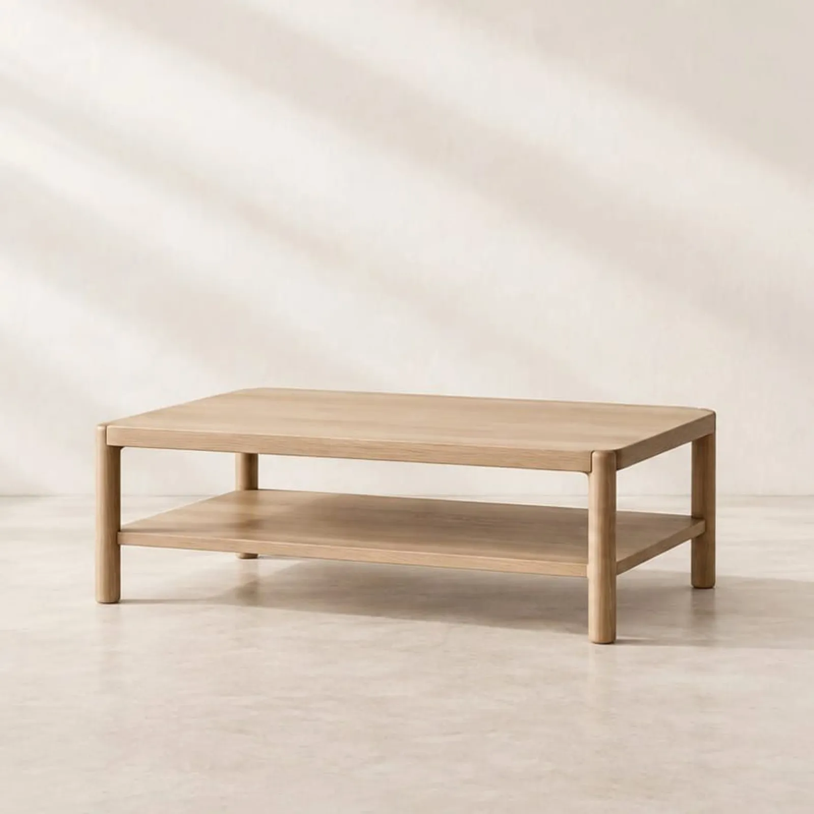 Table basse Hampa en chêne - miniature 1
