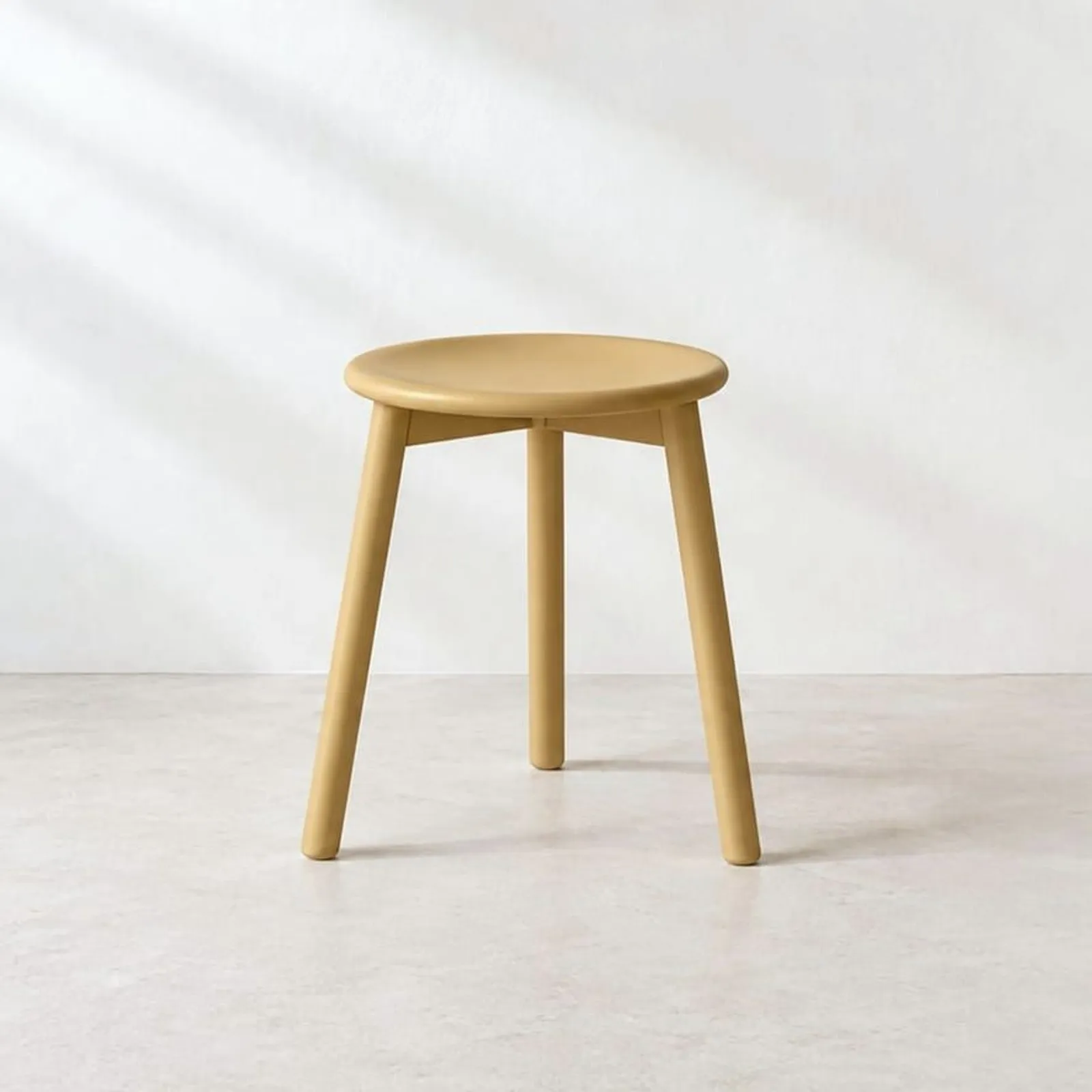 Tabouret Udde ocre - miniature 1