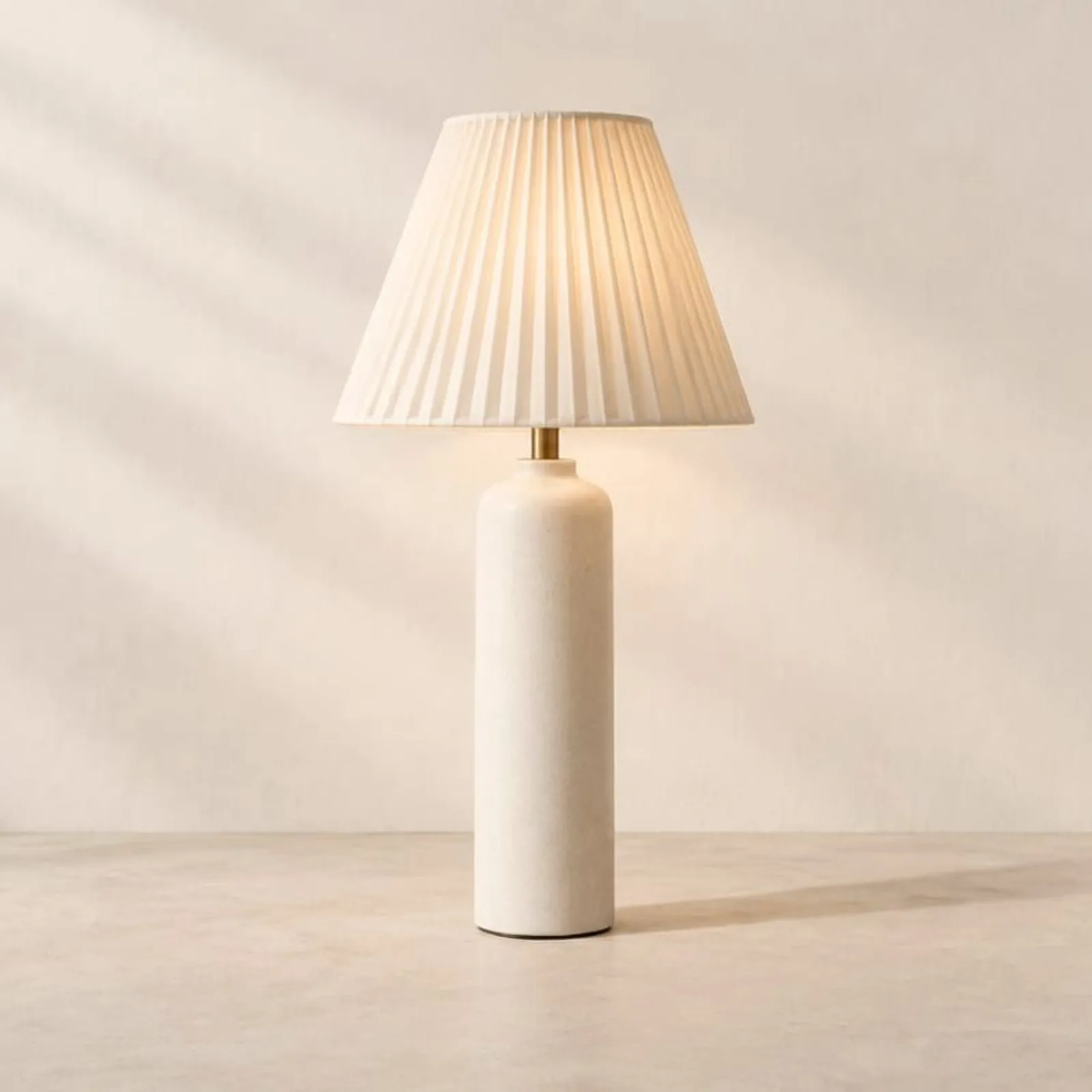 Lampe de table Lönn blanc craie III - miniature 1