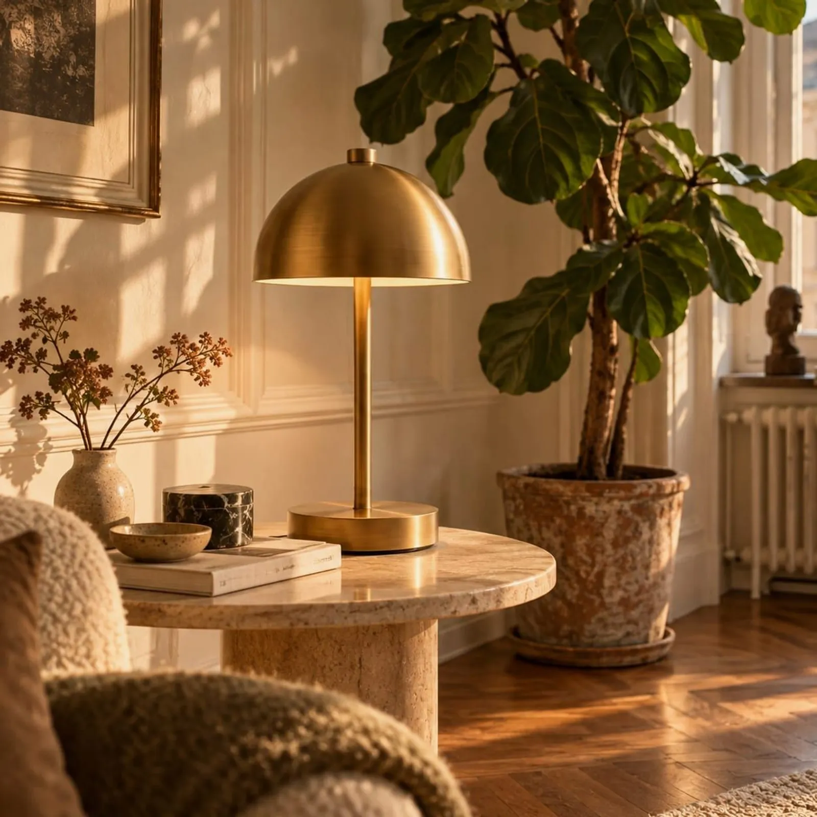 Lampe de table Ull blanc craie II - miniature 2