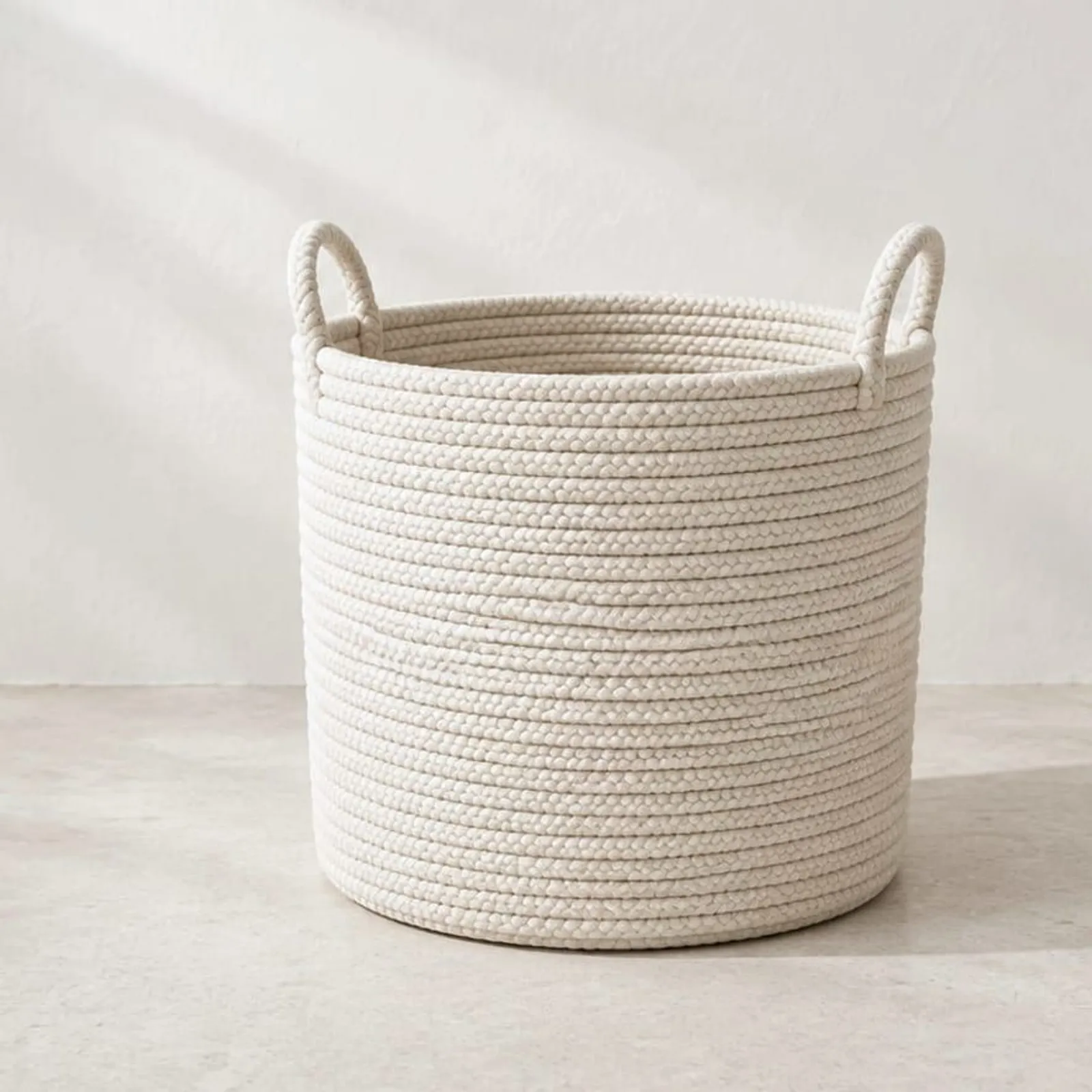 Panier Grund blanc craie