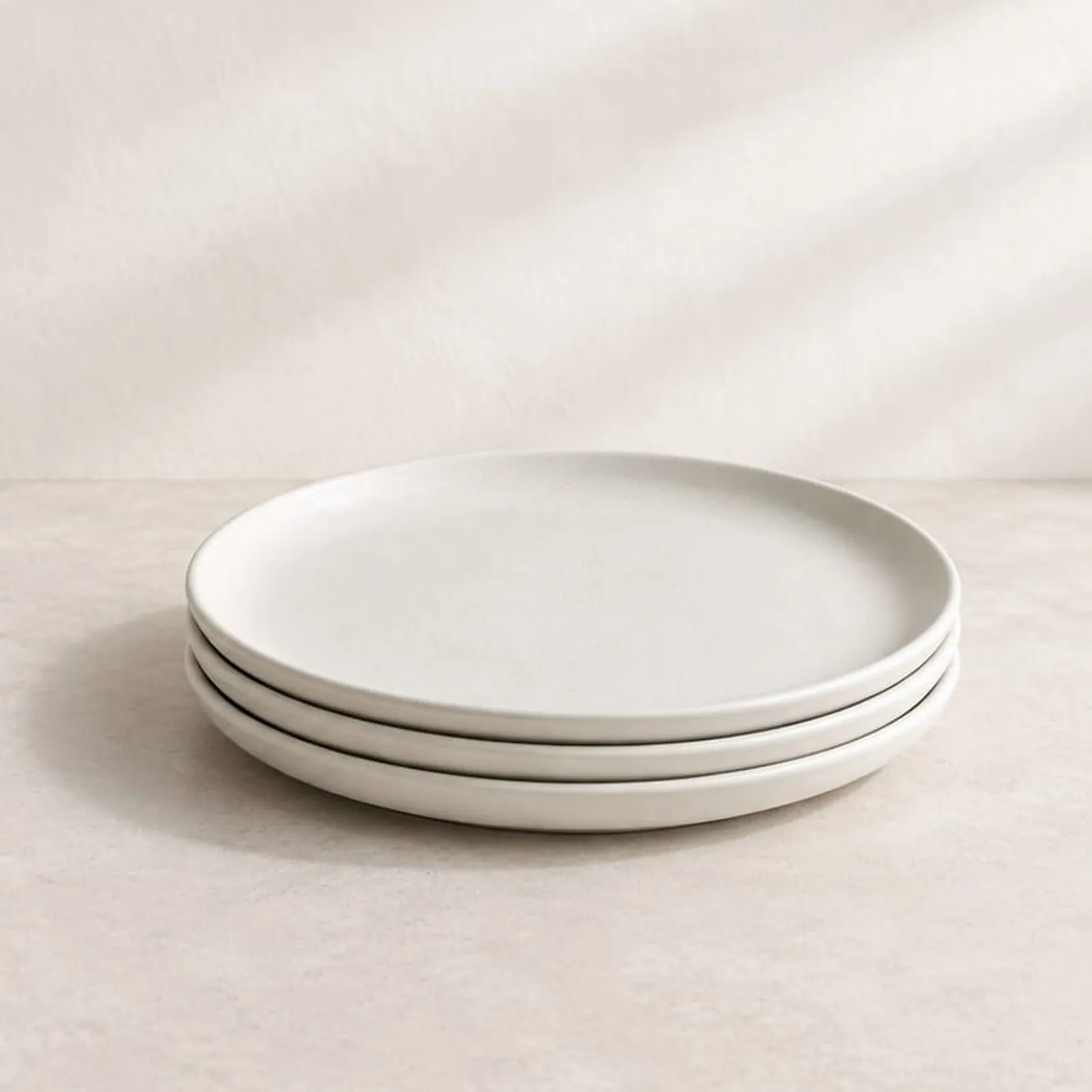 Assiette Lönn blanc craie - miniature 1