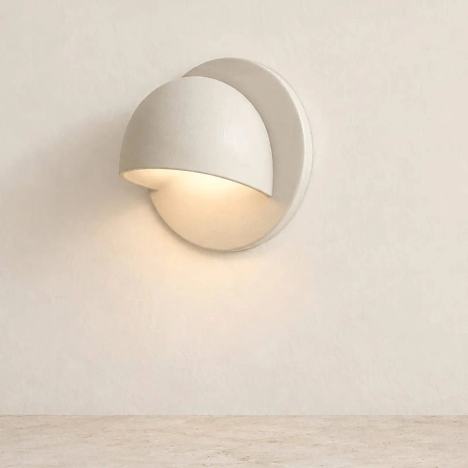 Vägglampa Sarek Kritvit V - miniatyr 2