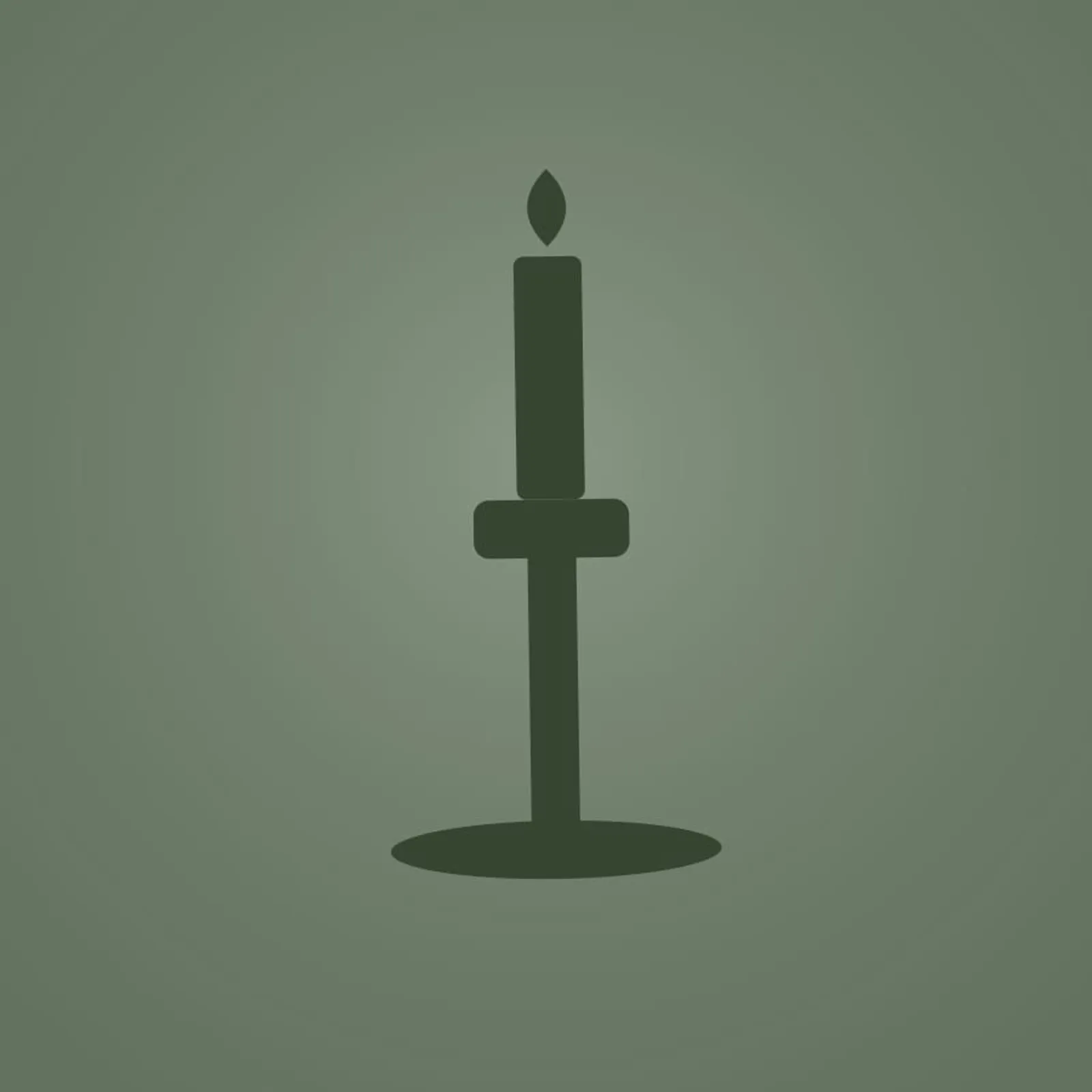 Ljusstake Äng Stengods