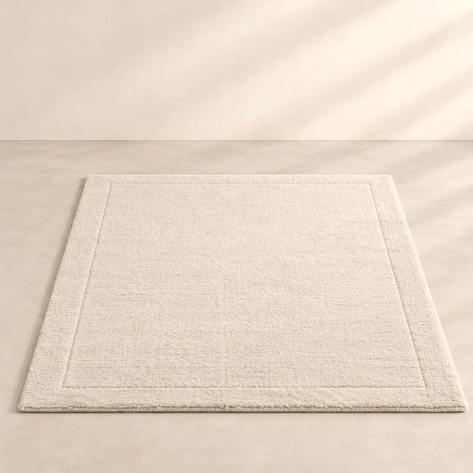 Tapis Grund blanc craie II