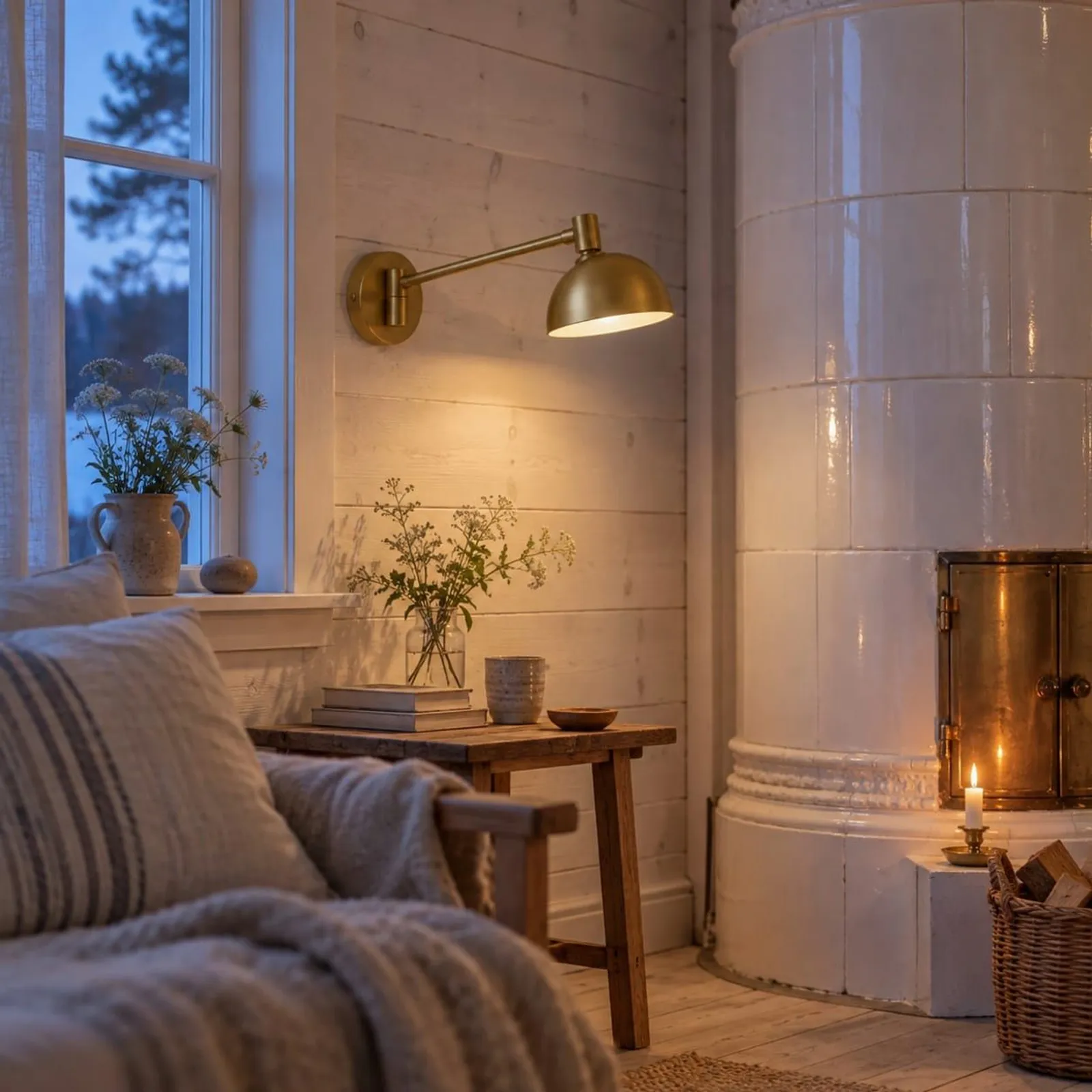 Vägglampa Fläder Ockra - miniatyr 2