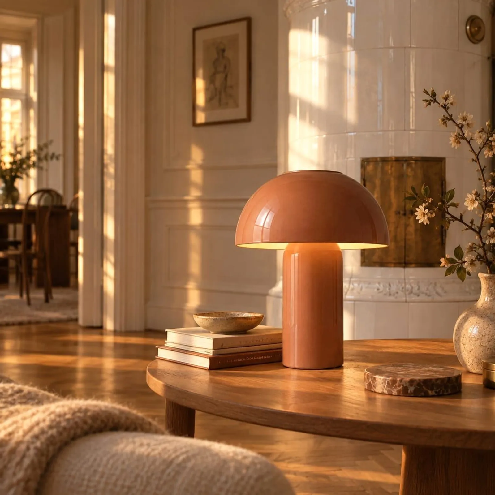 Lampe de table Hampa terracotta IV - miniature 2