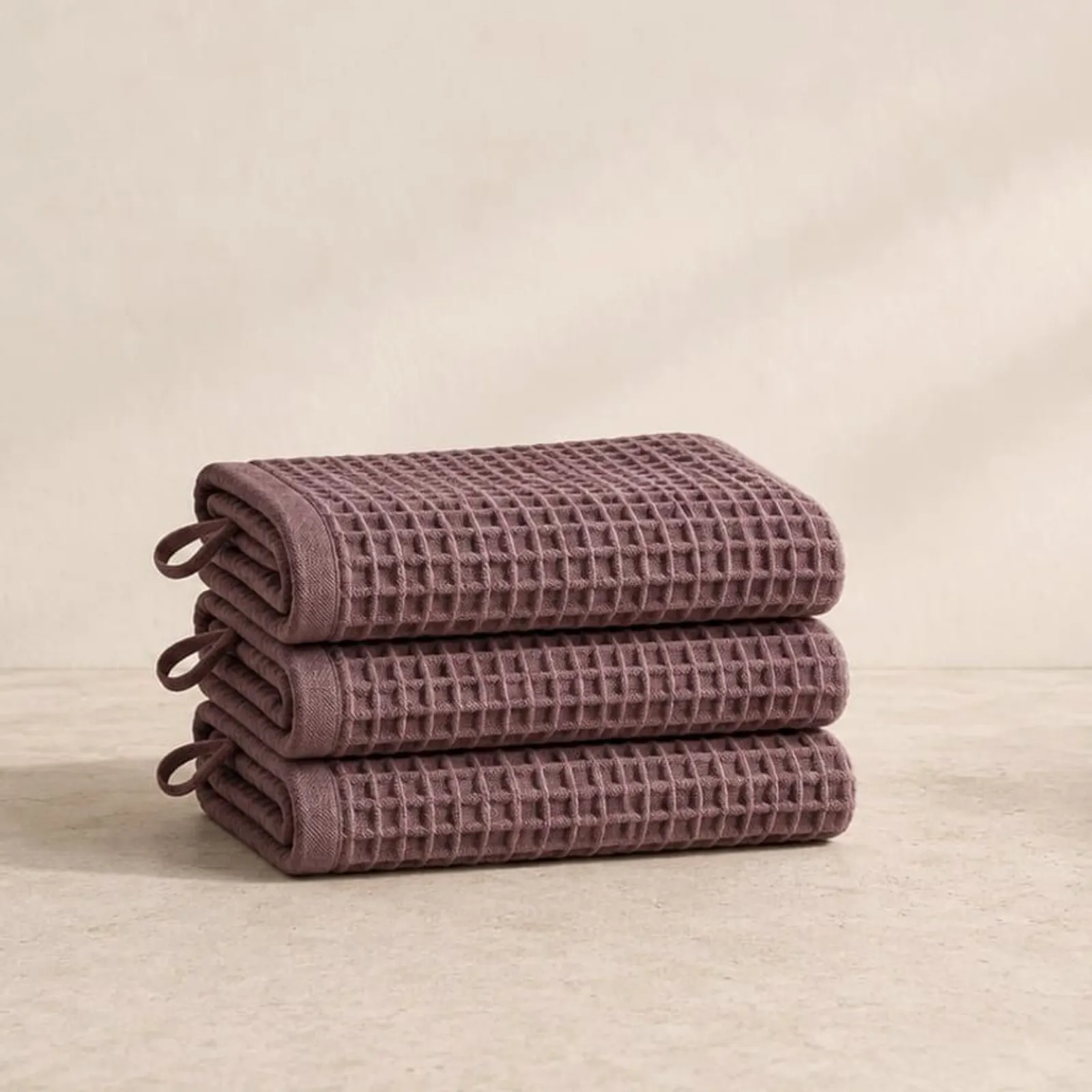 Serviette Äng prune III
