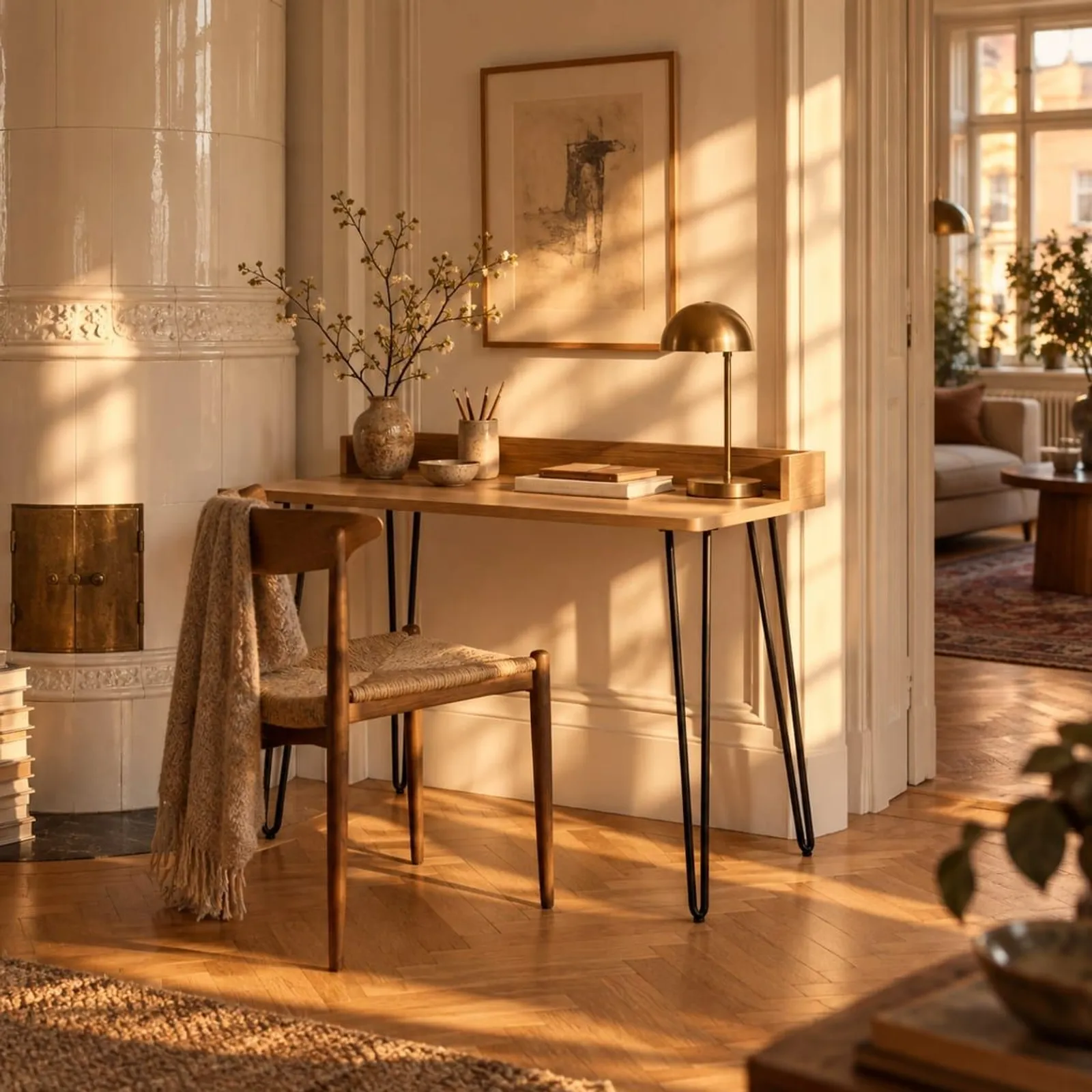 Bureau Oxel en frêne - miniature 2