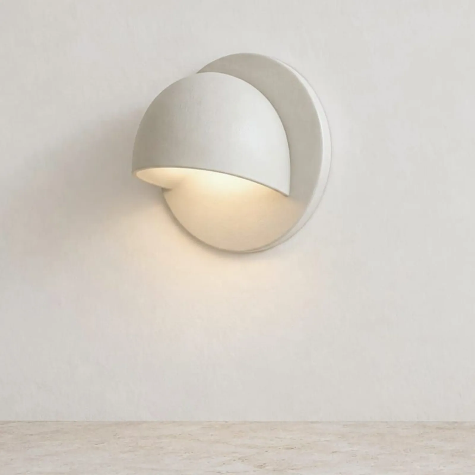 Vägglampa Pors Kritvit - miniatyr 2