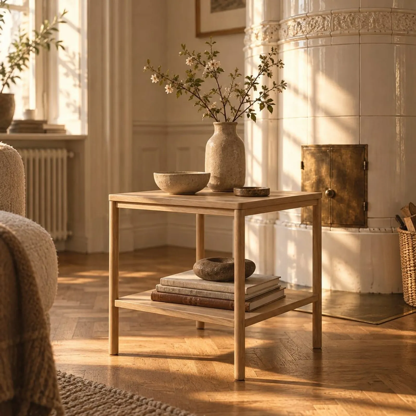 Table d’appoint Viken en chêne - miniature 2