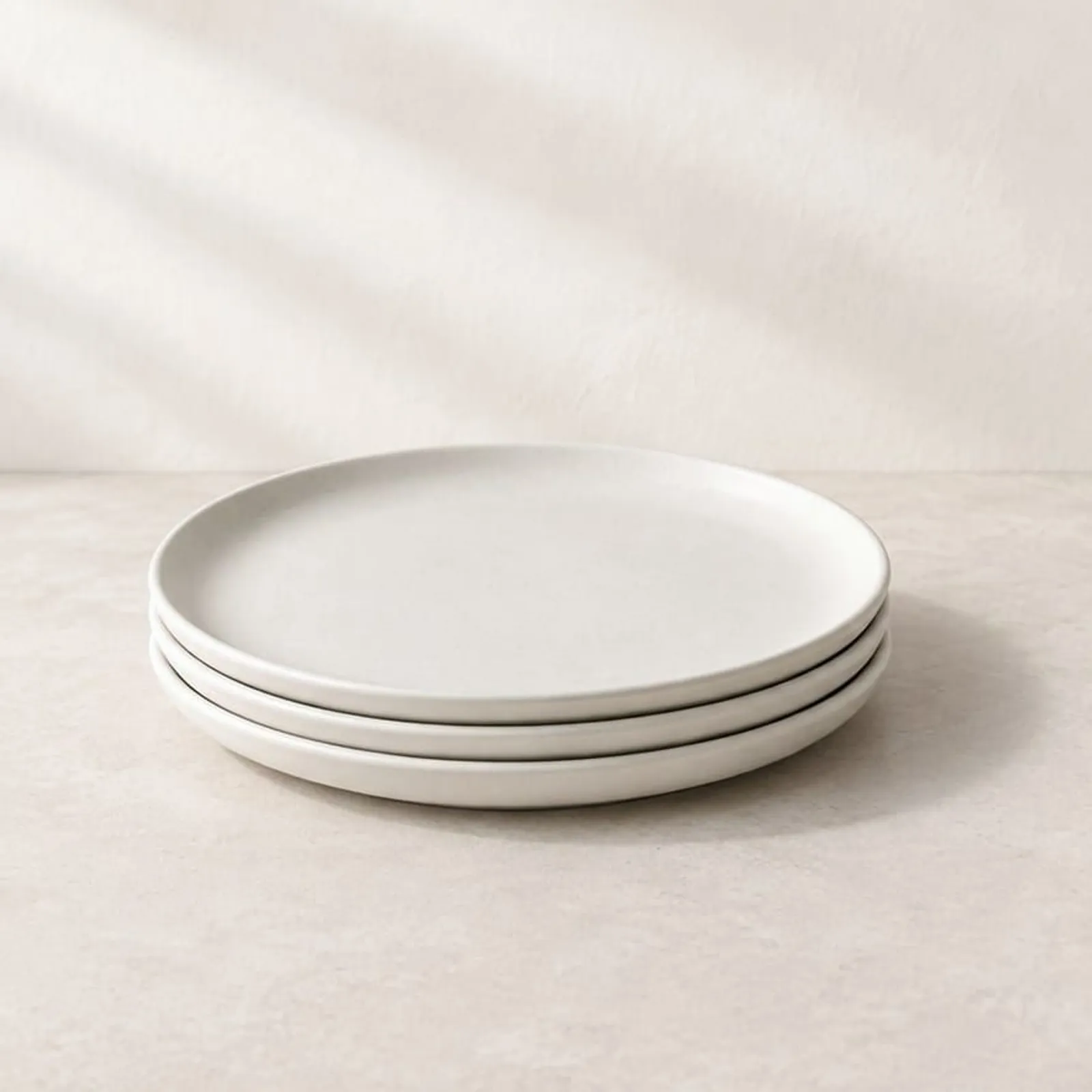 Assiette Korn blanc craie - miniature 1