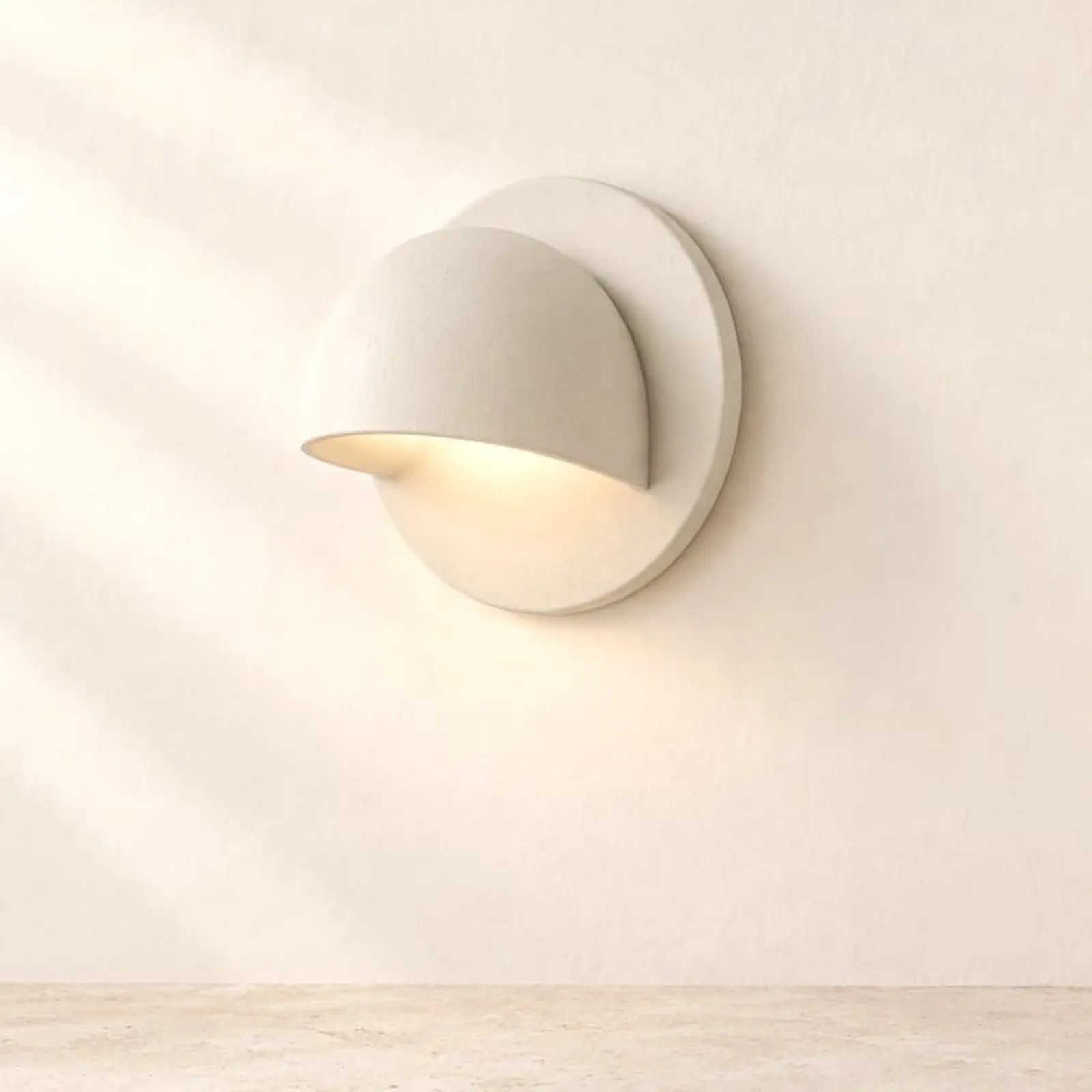 Vägglampa Hamn Kritvit II - miniatyr 1