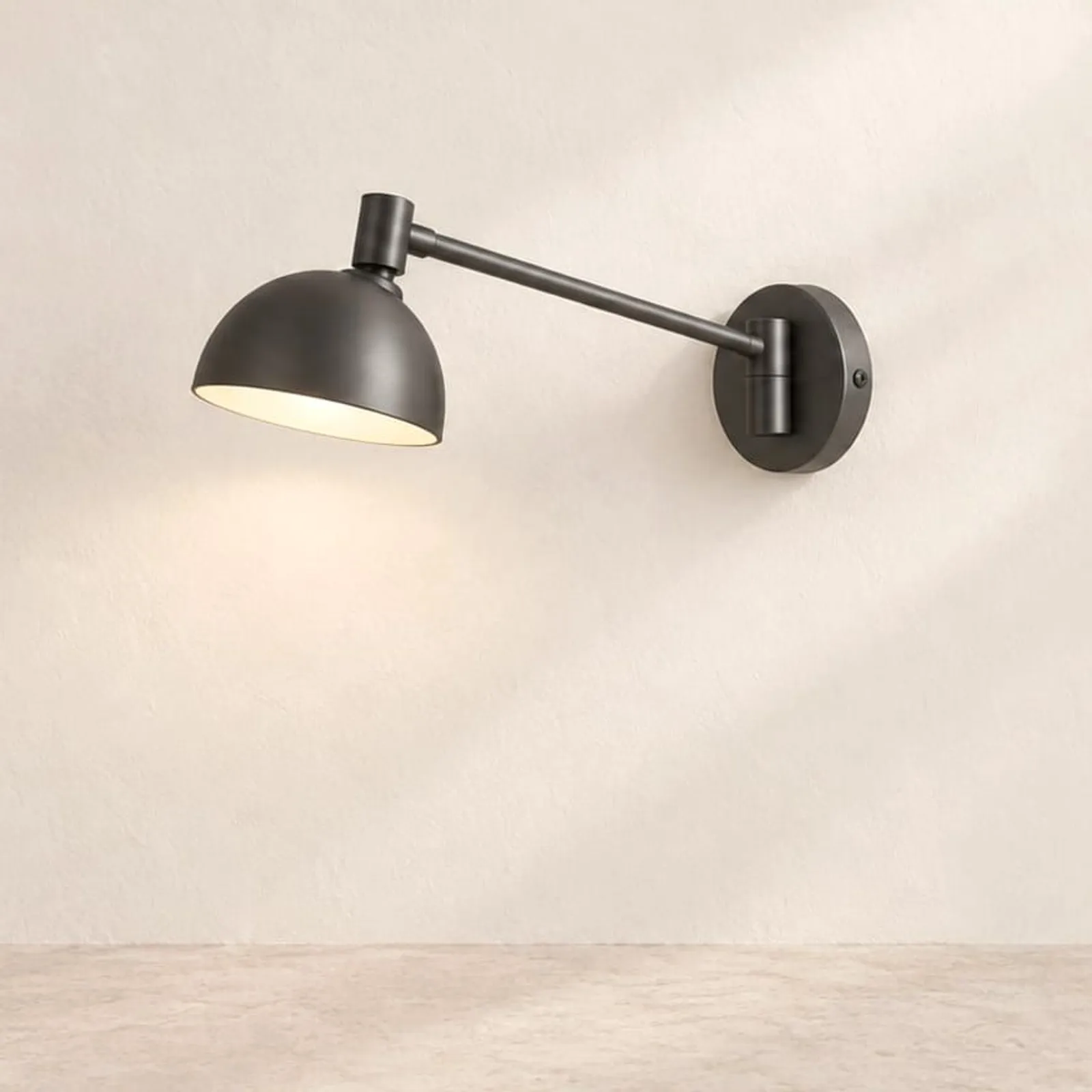 Vägglampa Strand Stål - miniatyr 1