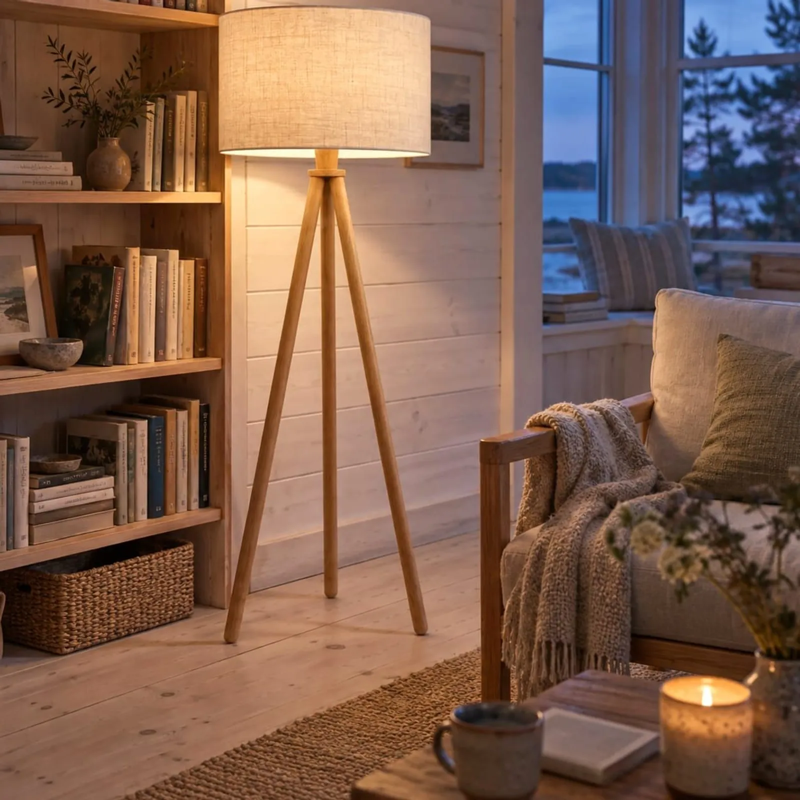 Lampadaire Ljungen naturel - miniature 3