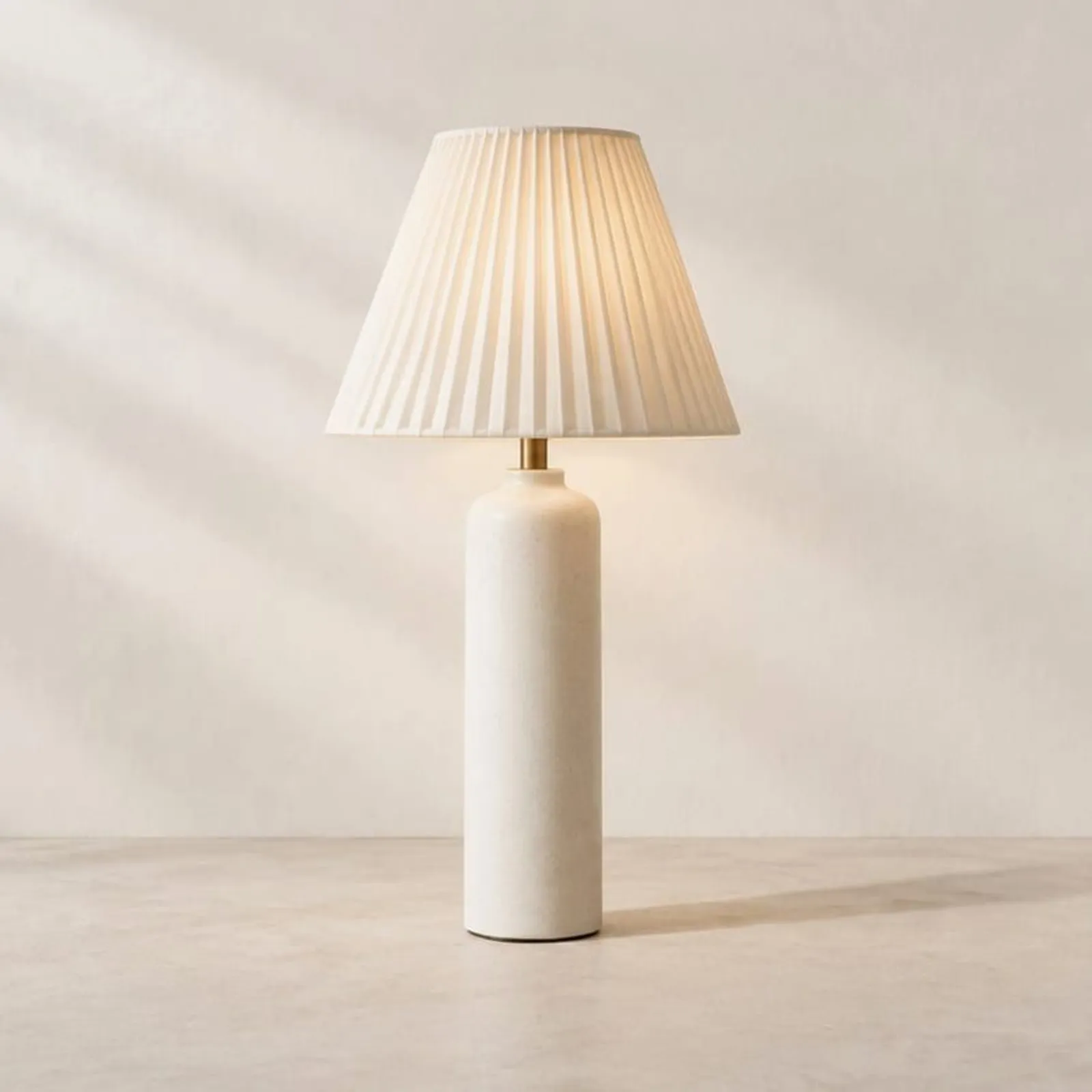 Bordslampa Lönn Kritvit IV - miniatyr 1