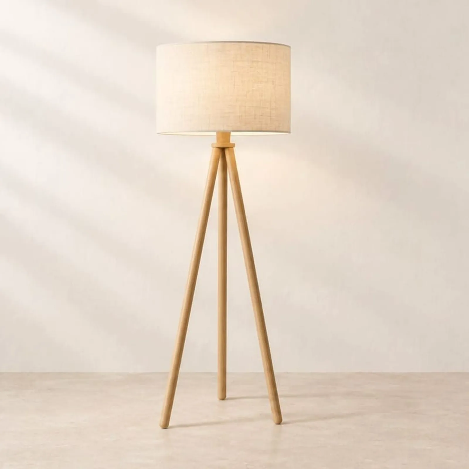 Golvlampa Hassel Natur VI - miniatyr 1