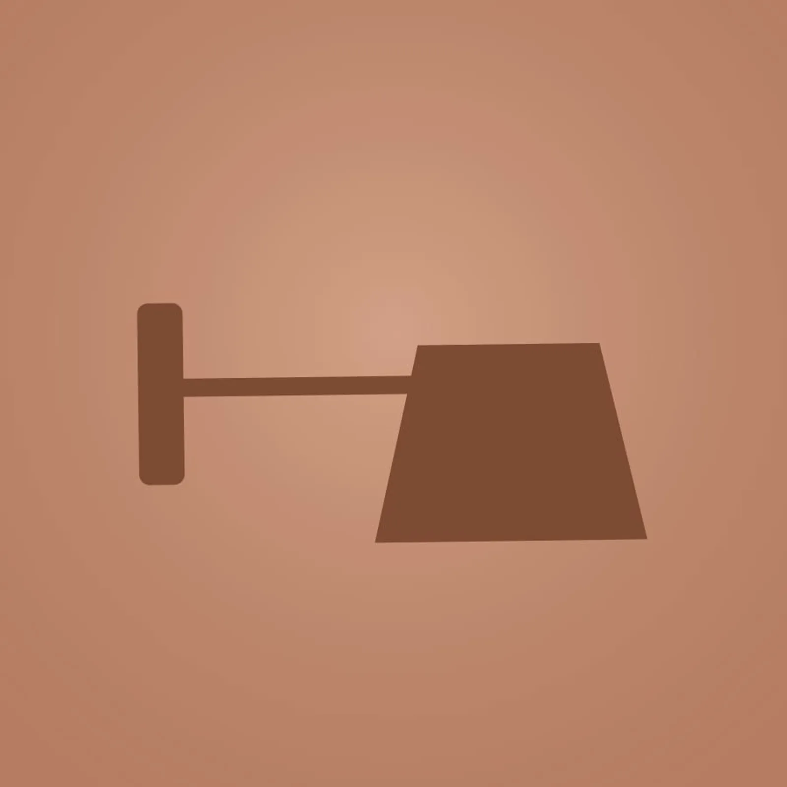 Vägglampa Kaprifol Terrakotta