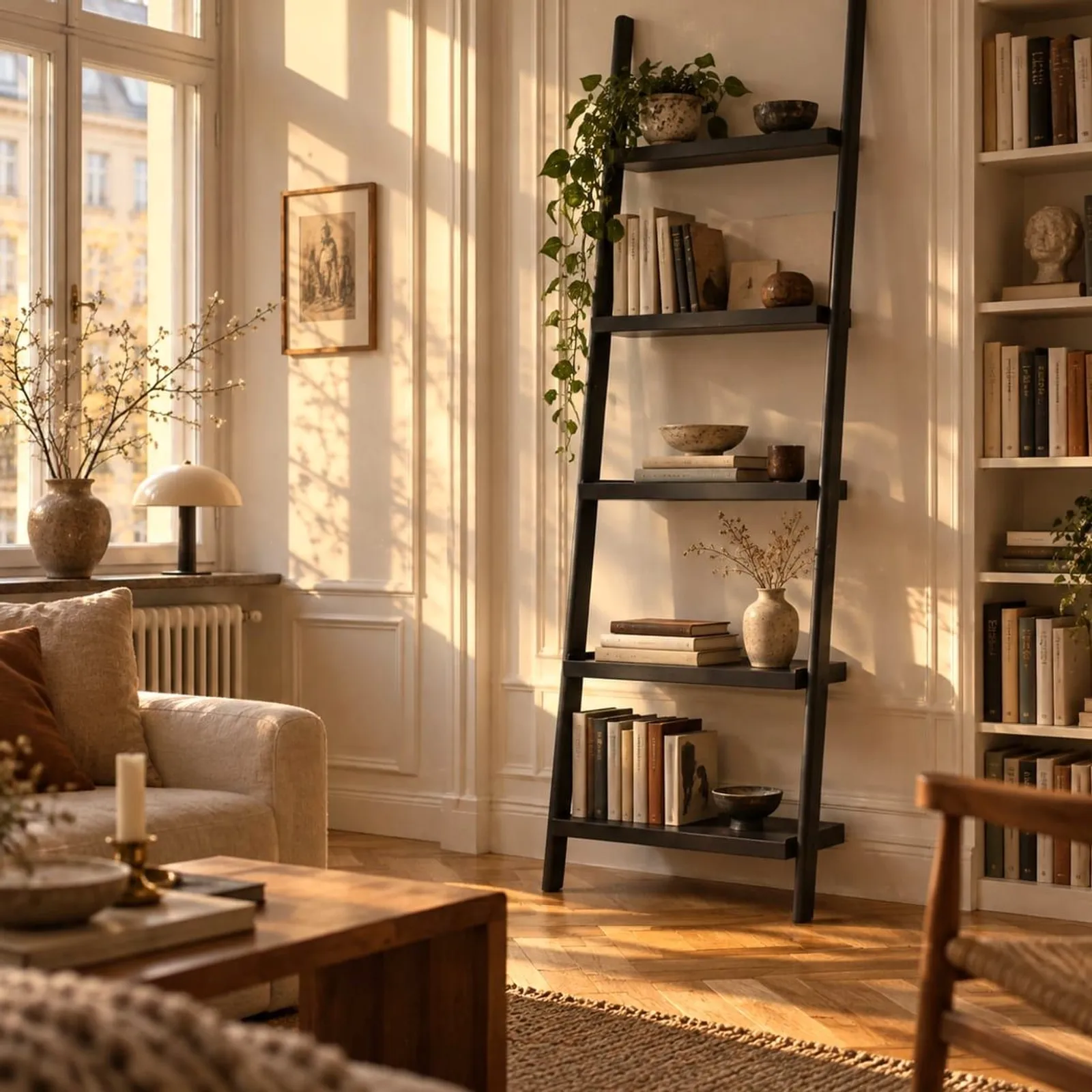 Bibliothèque Näset en chêne - miniature 2