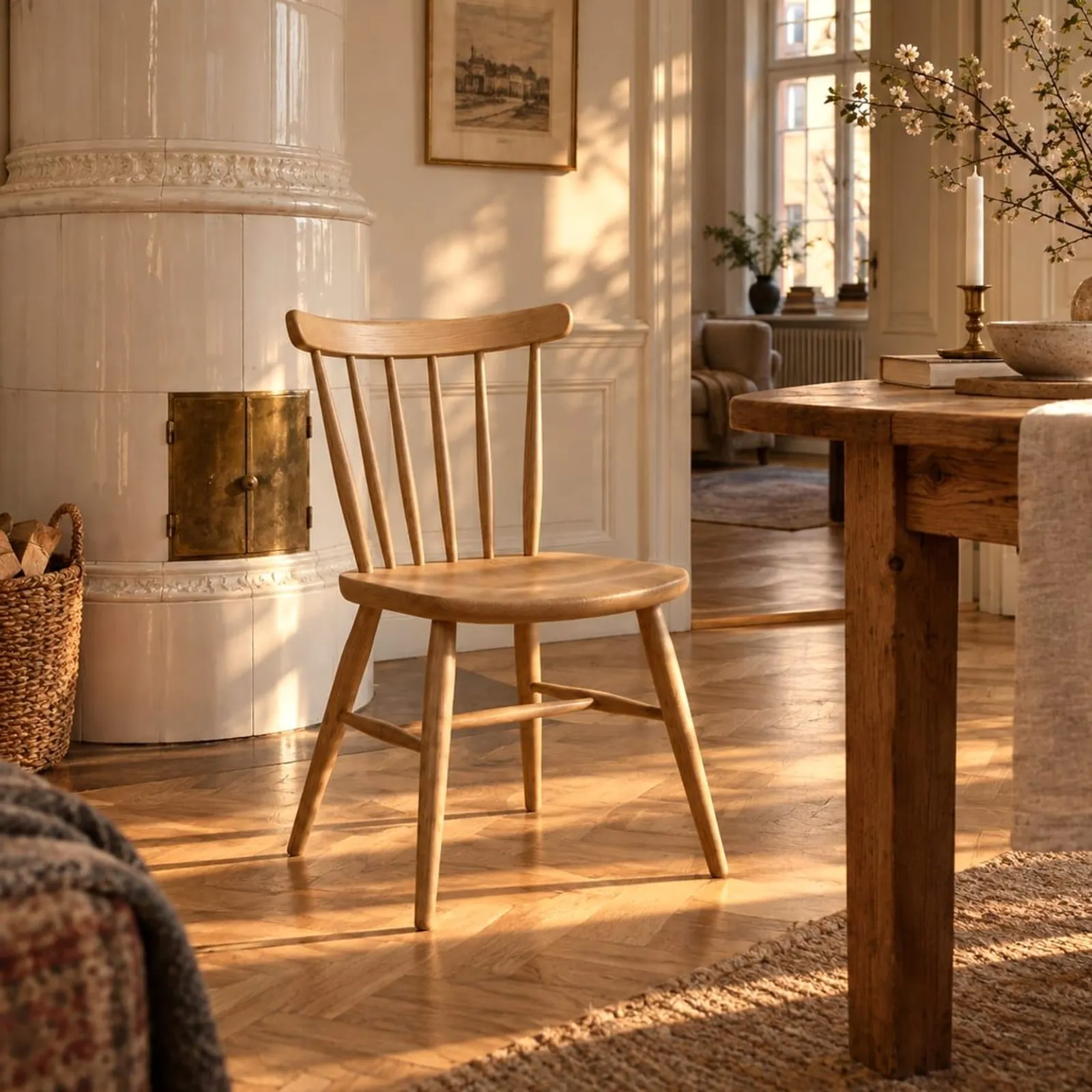 Chaise Råg en chêne - miniature 2