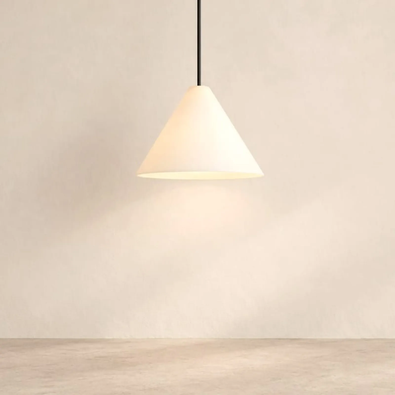 Suspension Hägg blanc craie - miniature 1