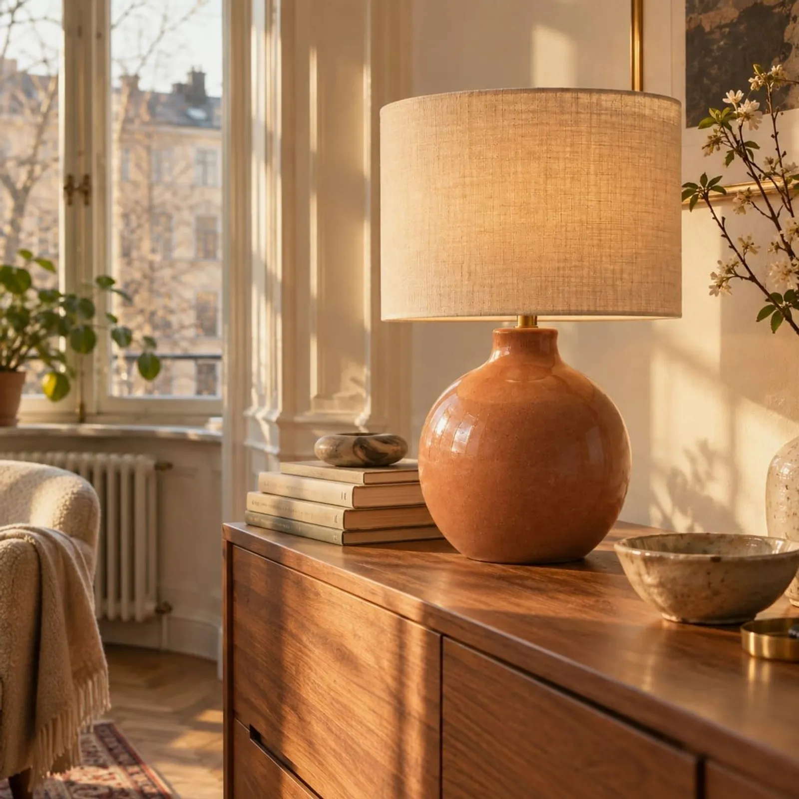 Bordslampa Hassel Mässing - miniatyr 2