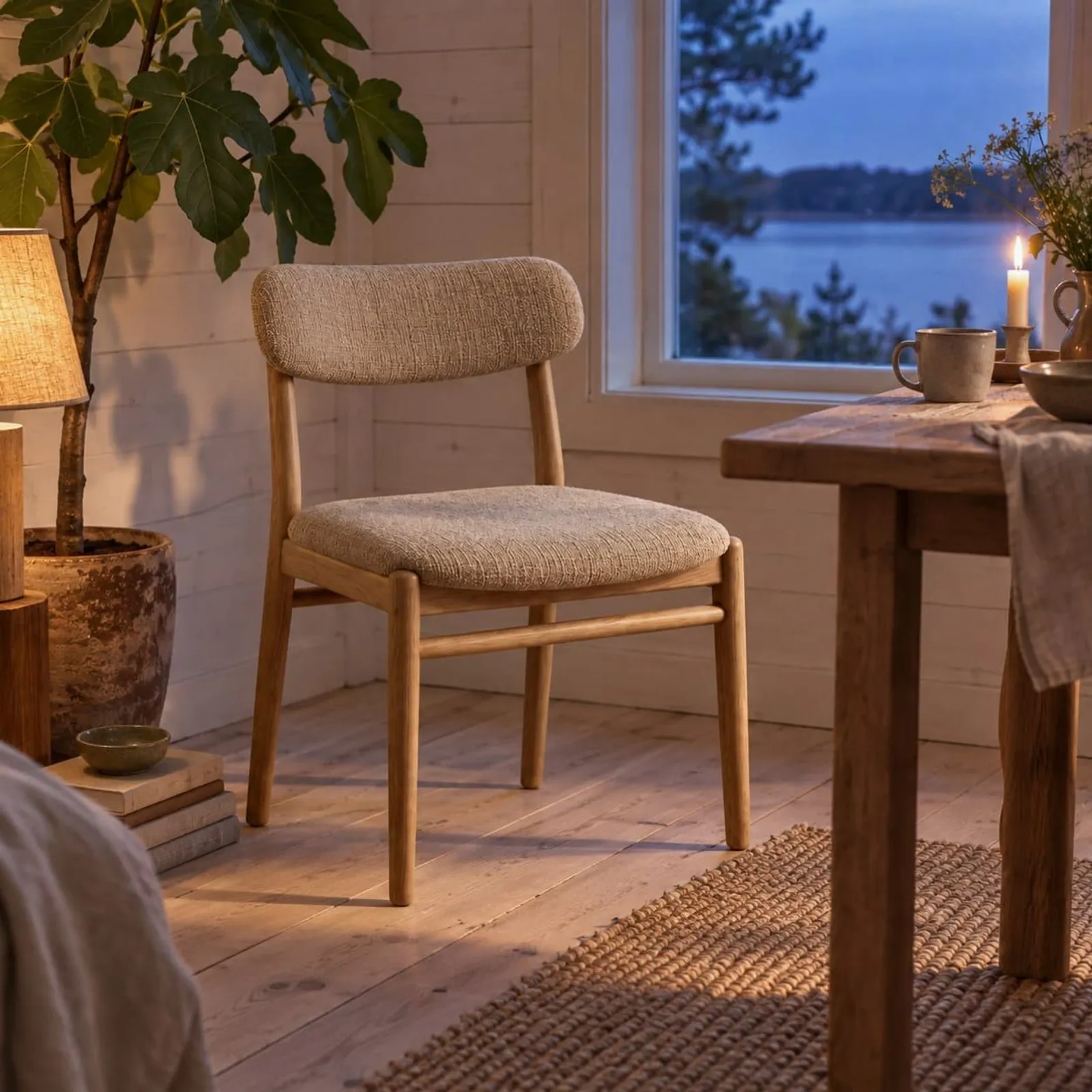 Chaise Pors naturel - miniature 3