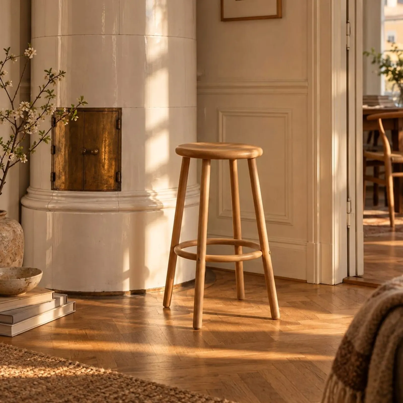 Tabouret Äng naturel - miniature 2