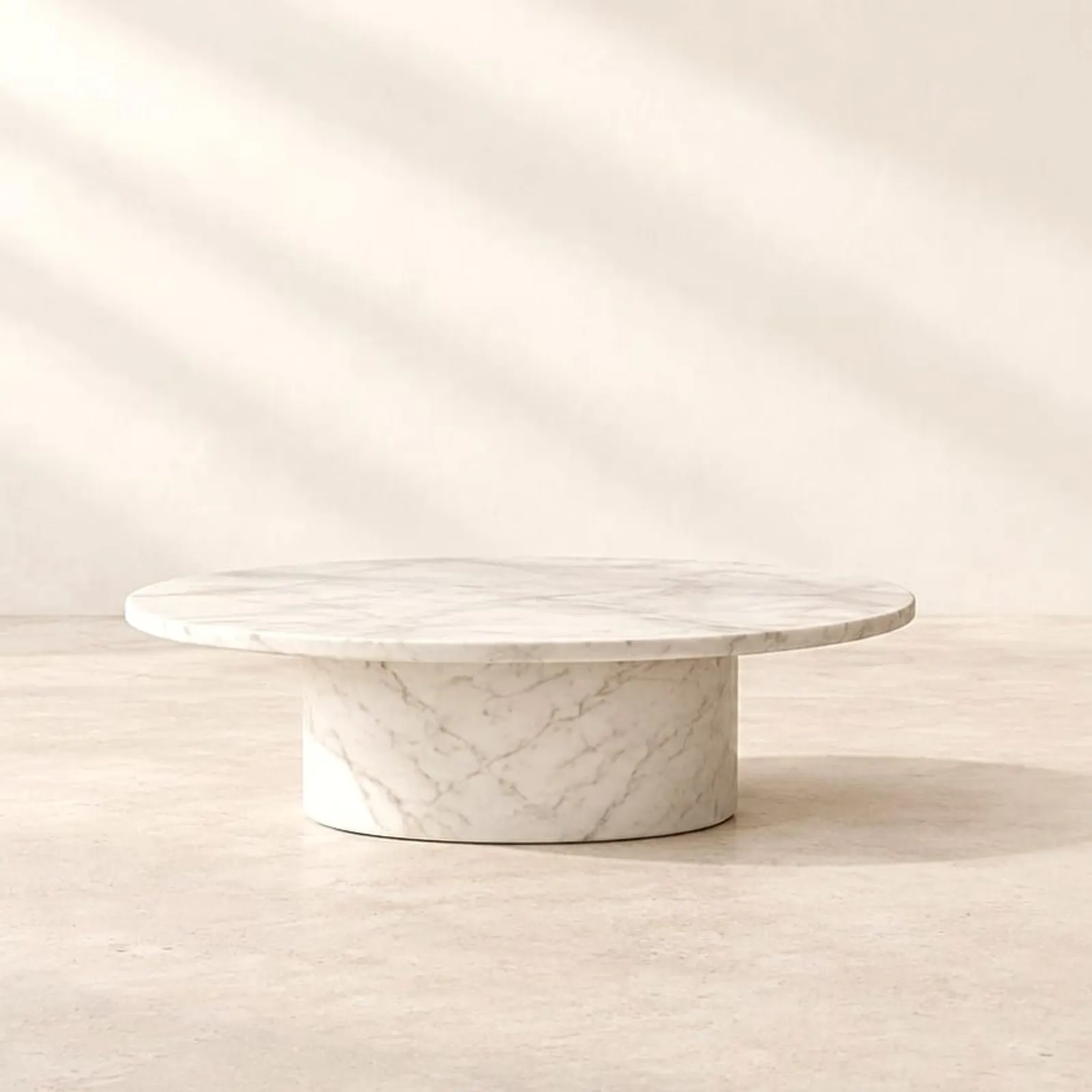 Table basse Mossa blanc craie - miniature 1