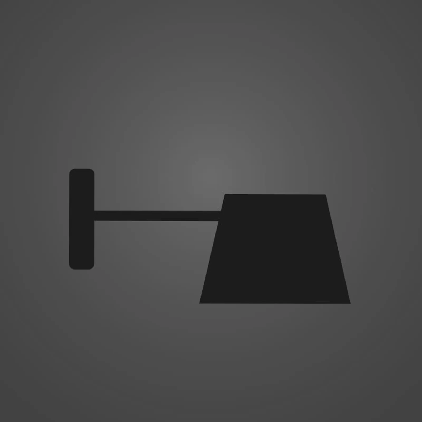 Vägglampa Kvarn Kol