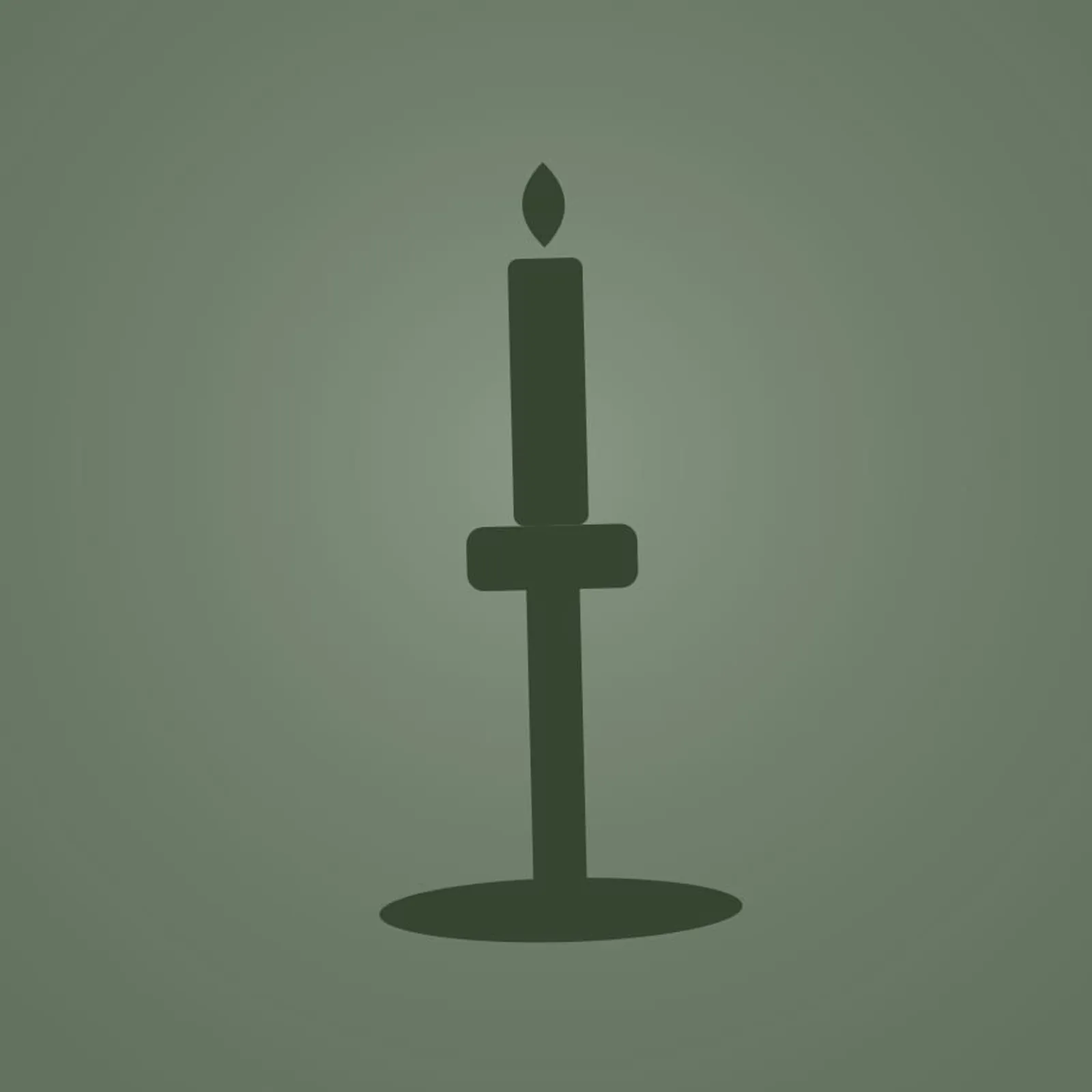 Ljusstake Tall Stål