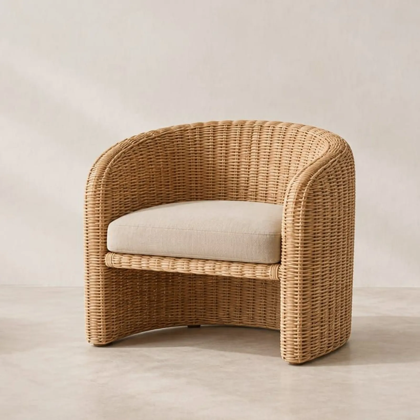 Fauteuil Oxel naturel