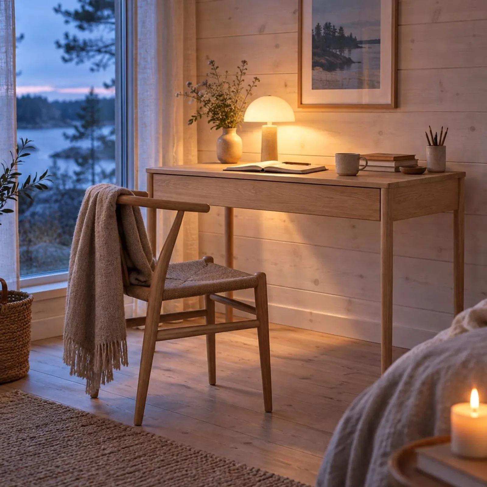Bureau Sund en chêne - miniature 2