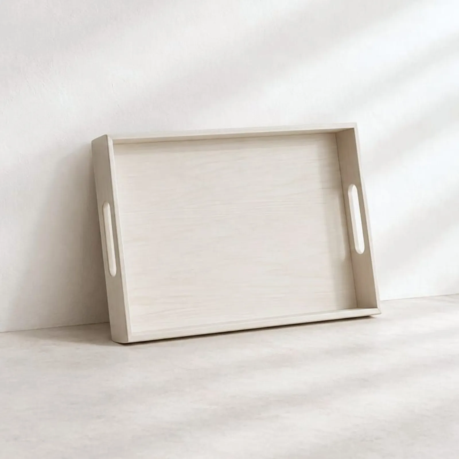 Plateau Skogen blanc craie - miniature 1