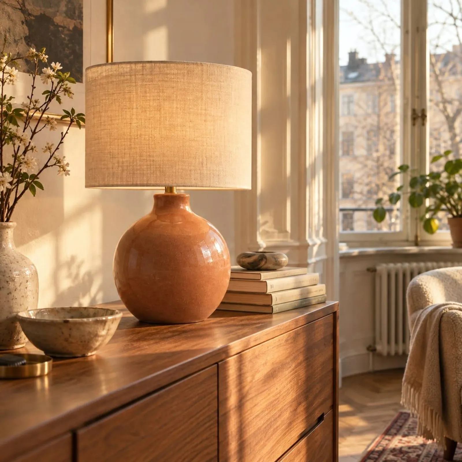 Lampe de table Fjäll terracotta II - miniature 3