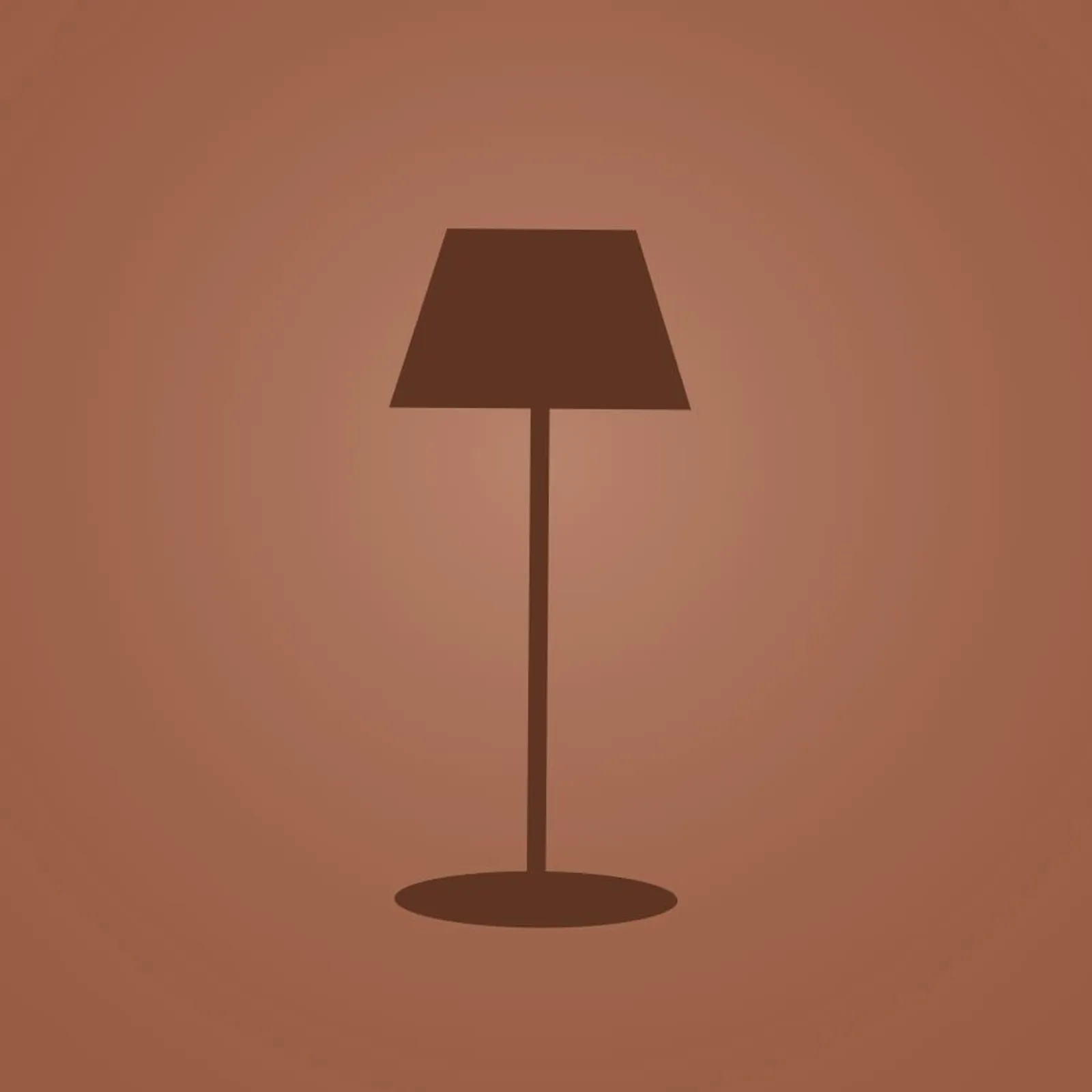 Golvlampa Råg Mässing