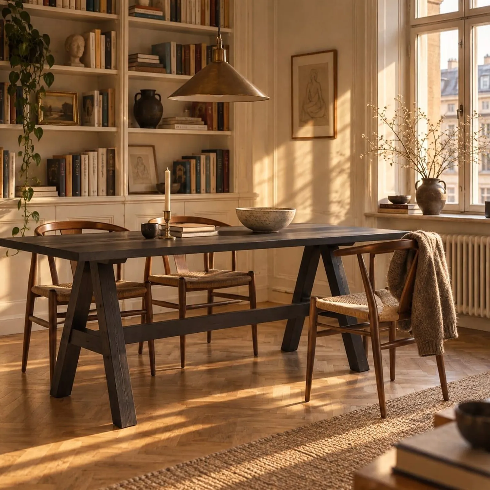 Matbord Råg Kol - miniatyr 2