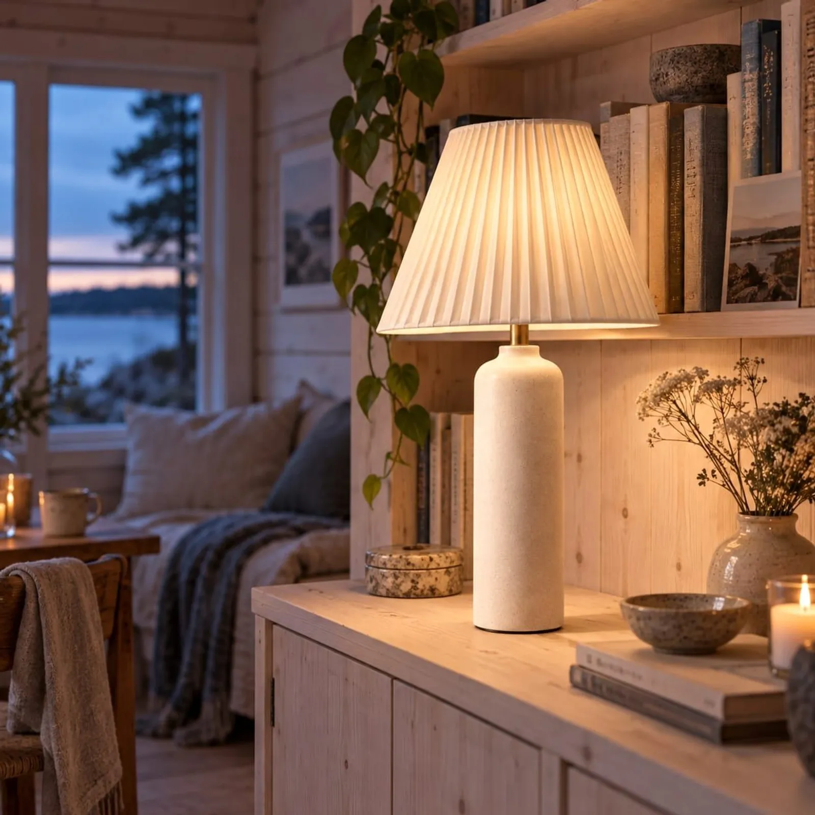 Lampe de table Nypon sauge III - miniature 2